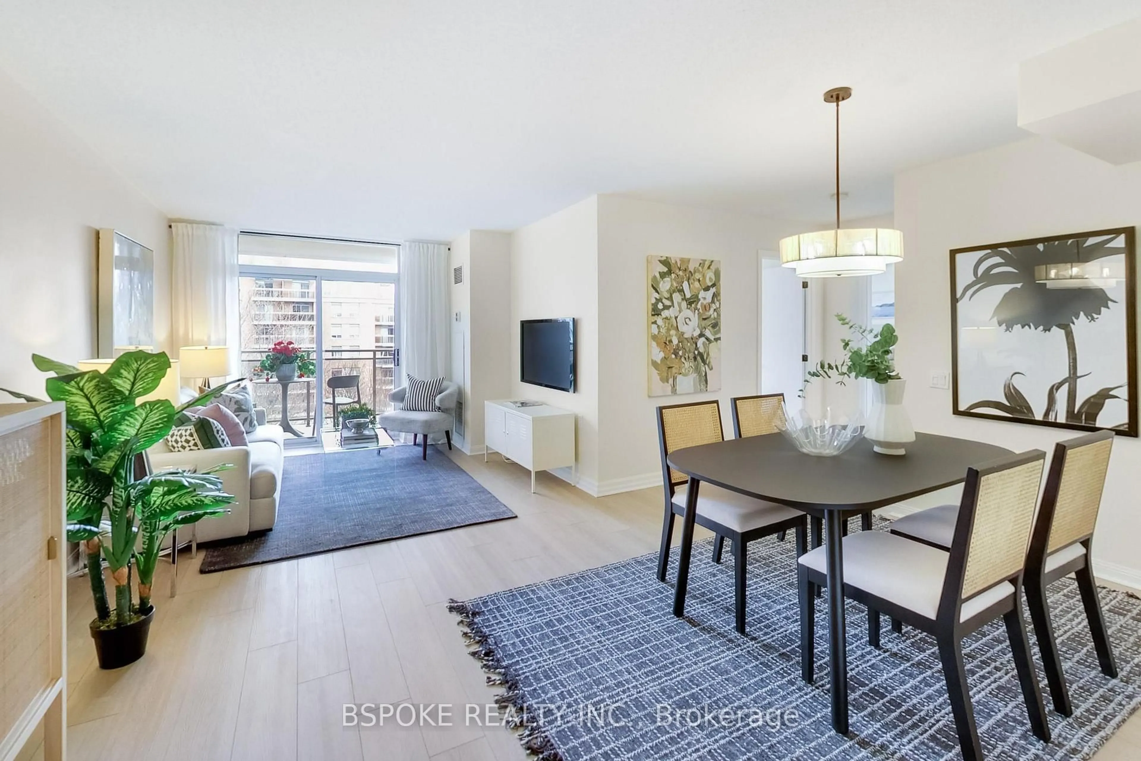 Living room with furniture, unknown for 650 Lawrence Ave #509, Toronto Ontario M6A 3E8