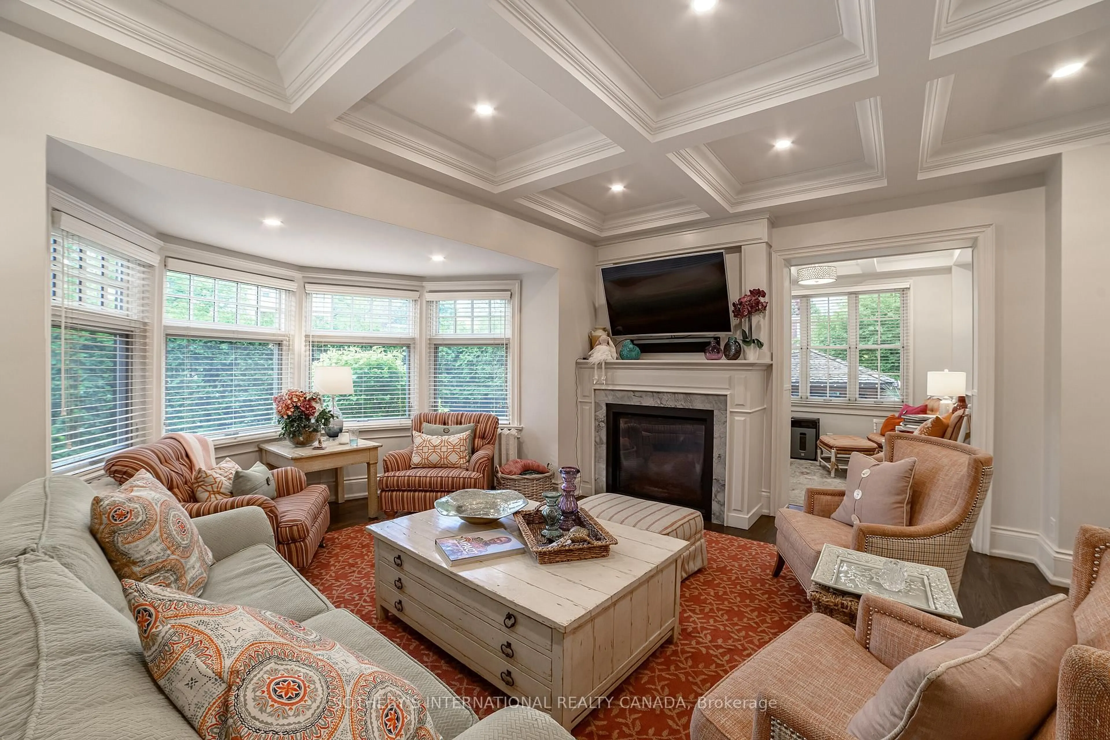 Living room with furniture, unknown for 43 Maple Ave, Toronto Ontario M4W 2T9