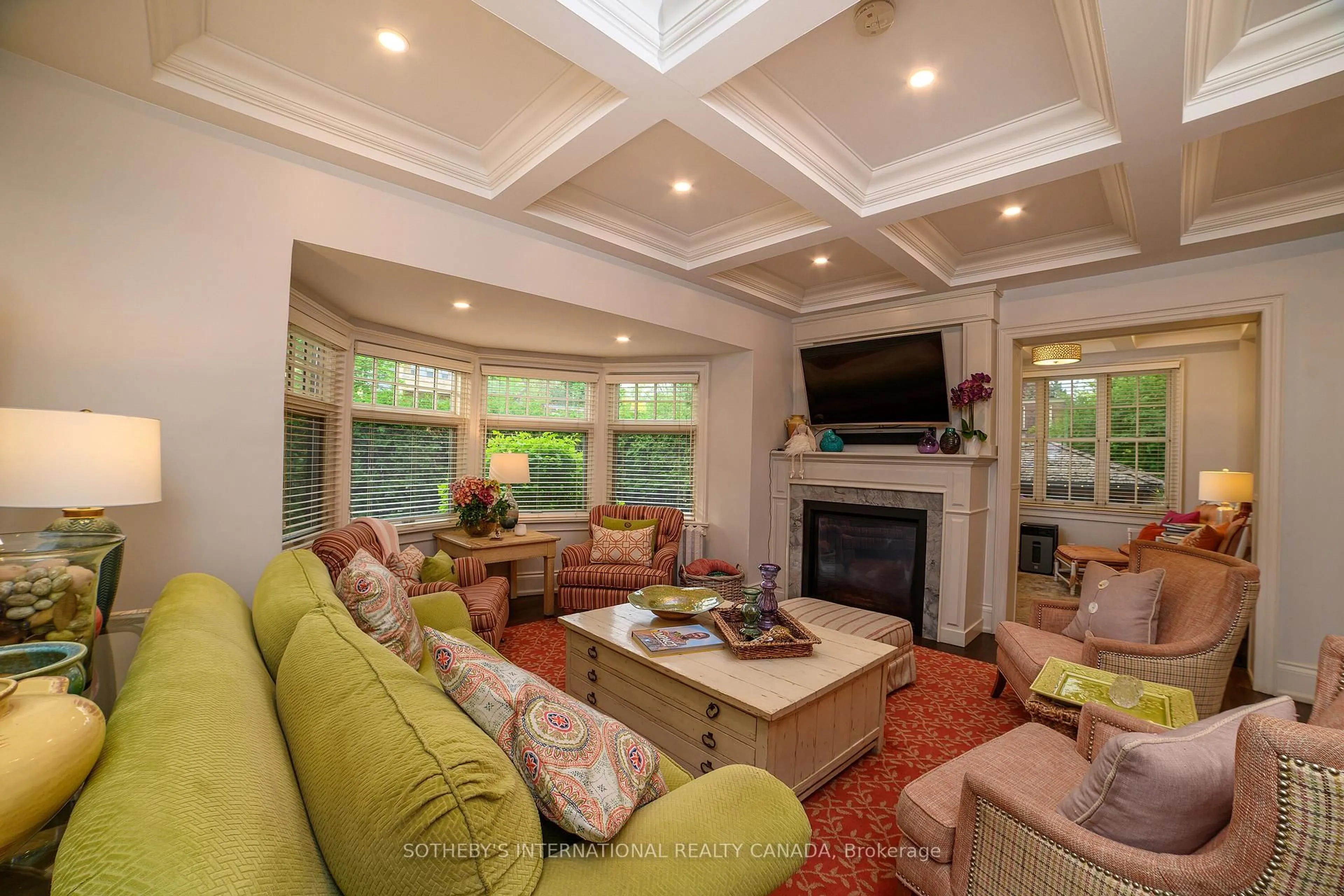 Living room with furniture, unknown for 43 Maple Ave, Toronto Ontario M4W 2T9