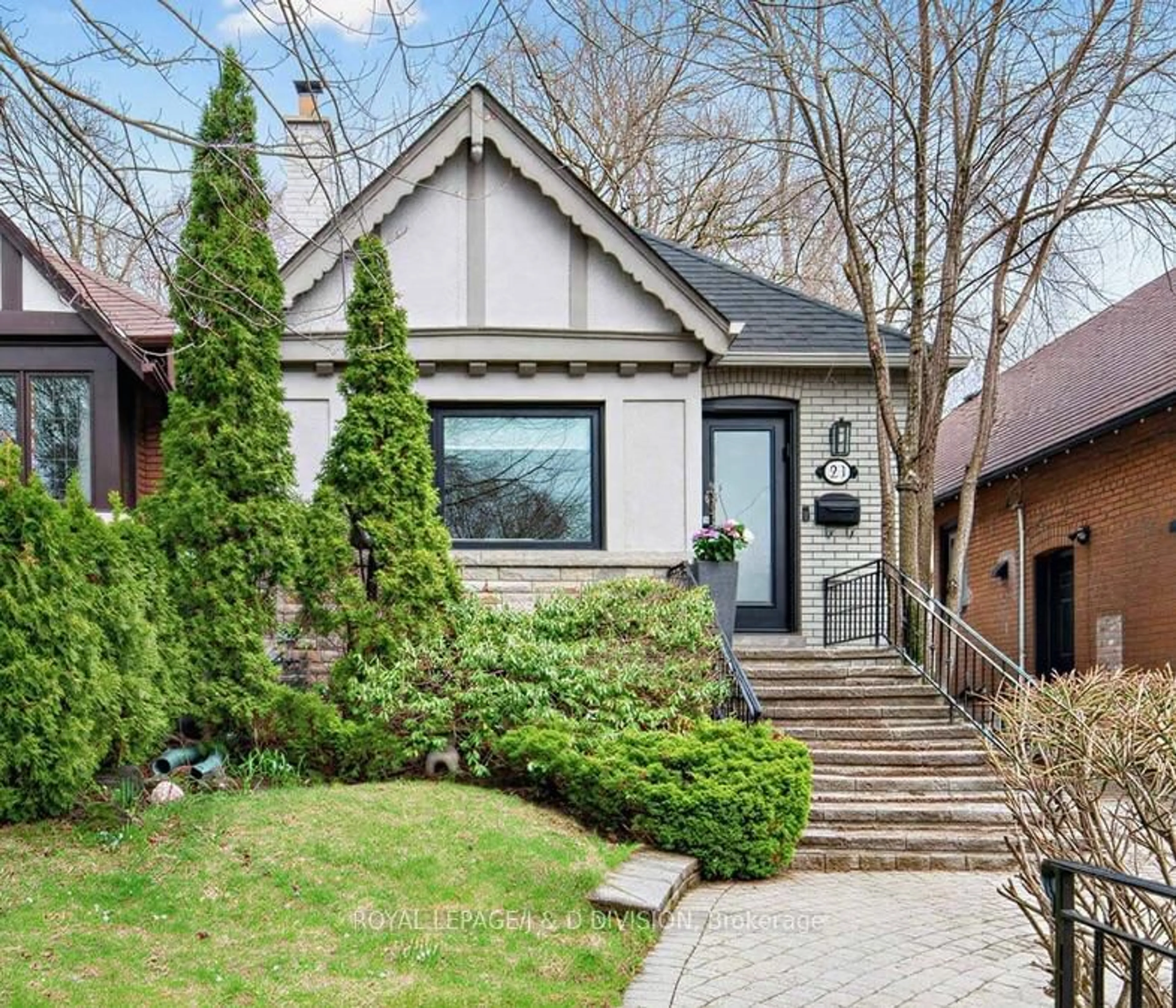 Home with brick exterior material, street for 23 Latimer Ave, Toronto Ontario M5N 2M1