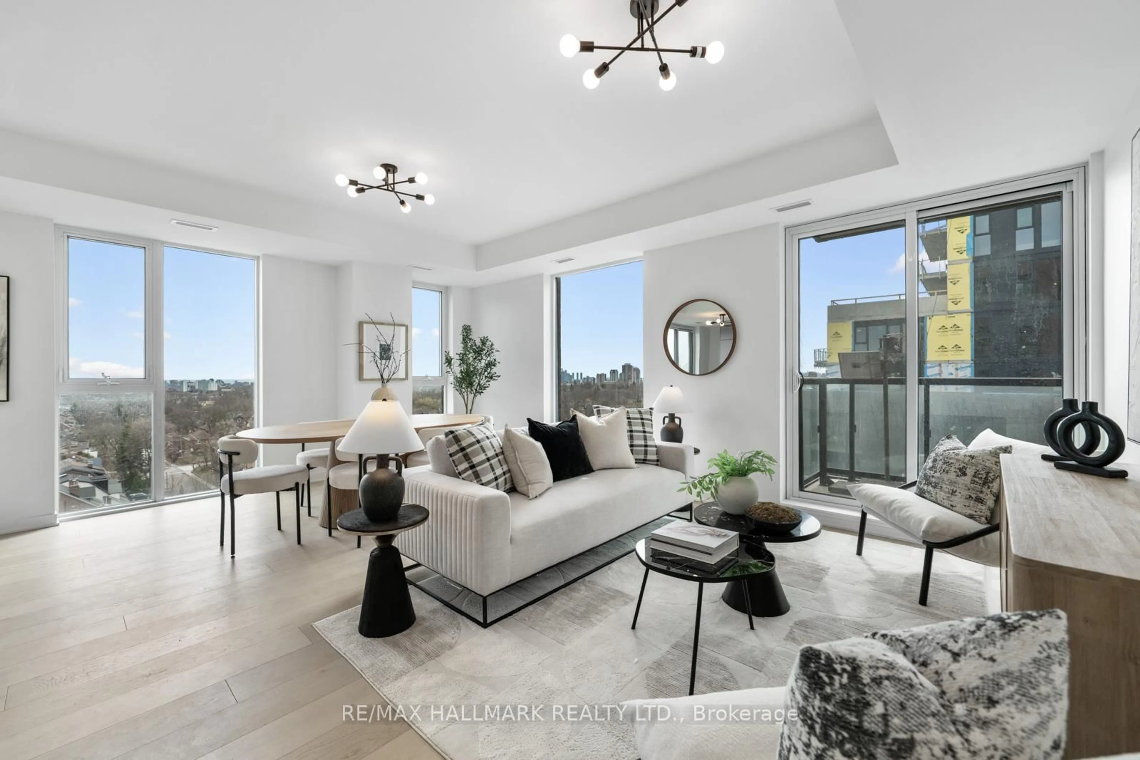 Living room with furniture, unknown for 185 Alberta Ave #907, Toronto Ontario M6C 0A5