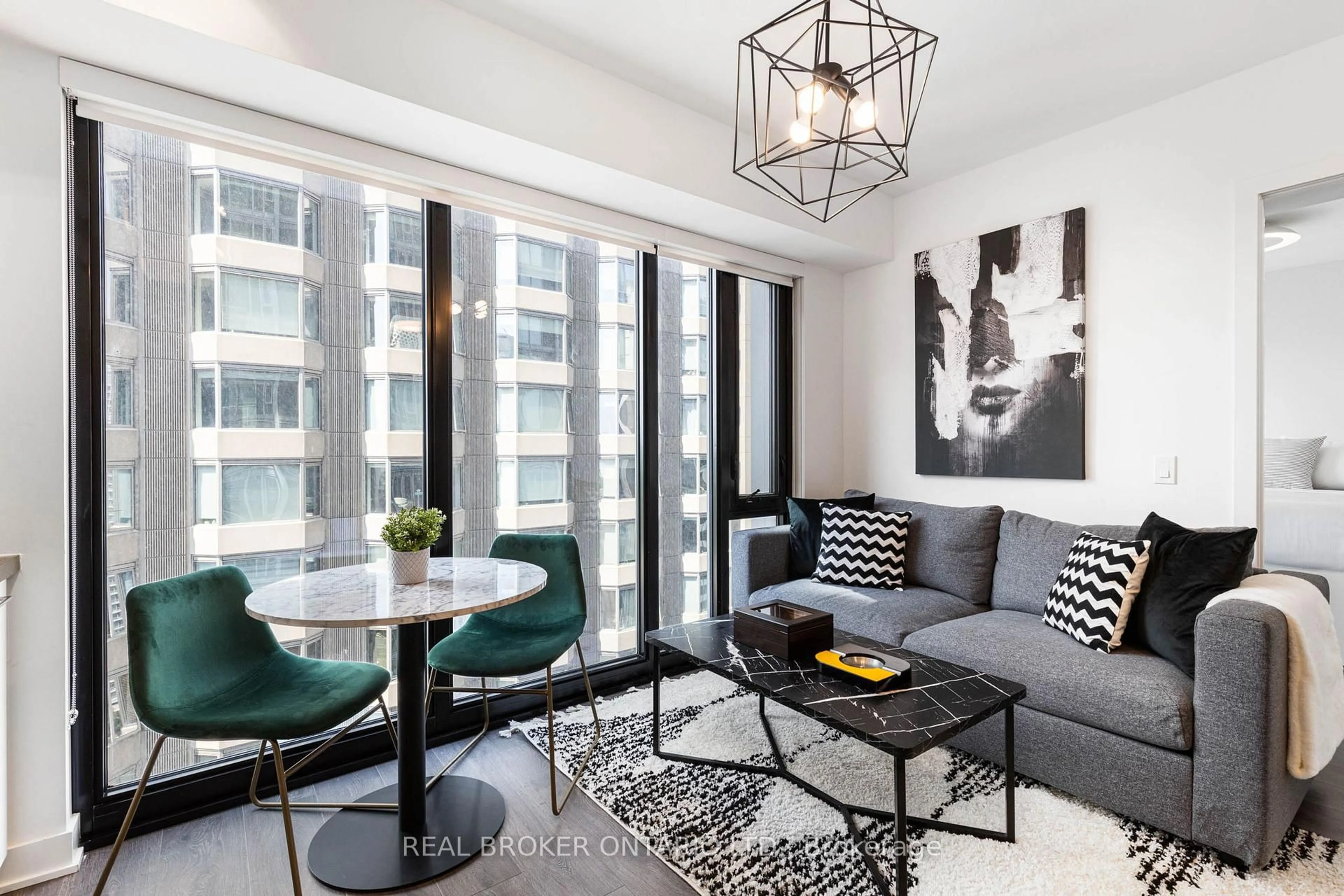 Living room with furniture, unknown for 188 Cumberland St #1913, Toronto Ontario M5R 2G3