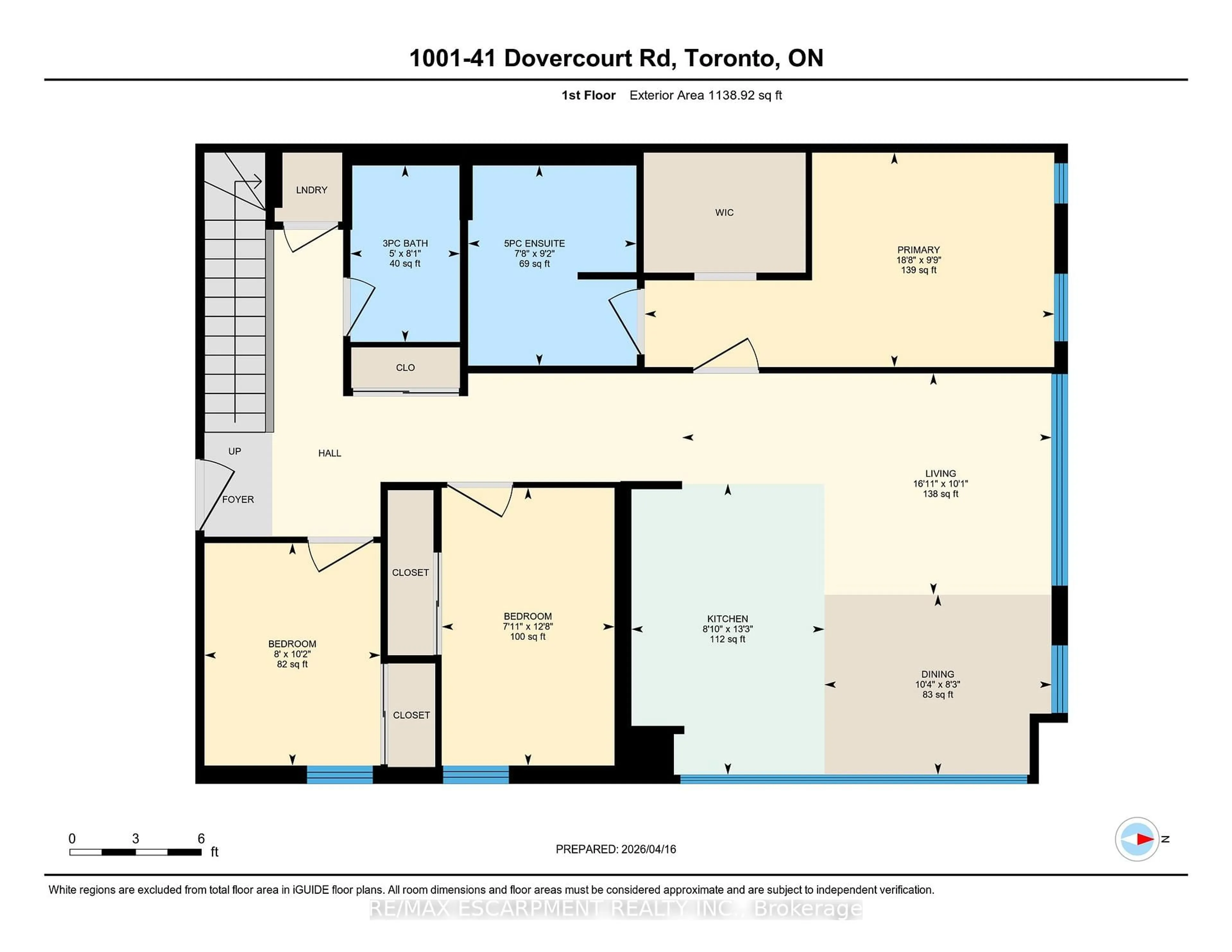 Floor plan for 41 Dovercourt Rd #PH1001, Toronto Ontario M6J 0G6
