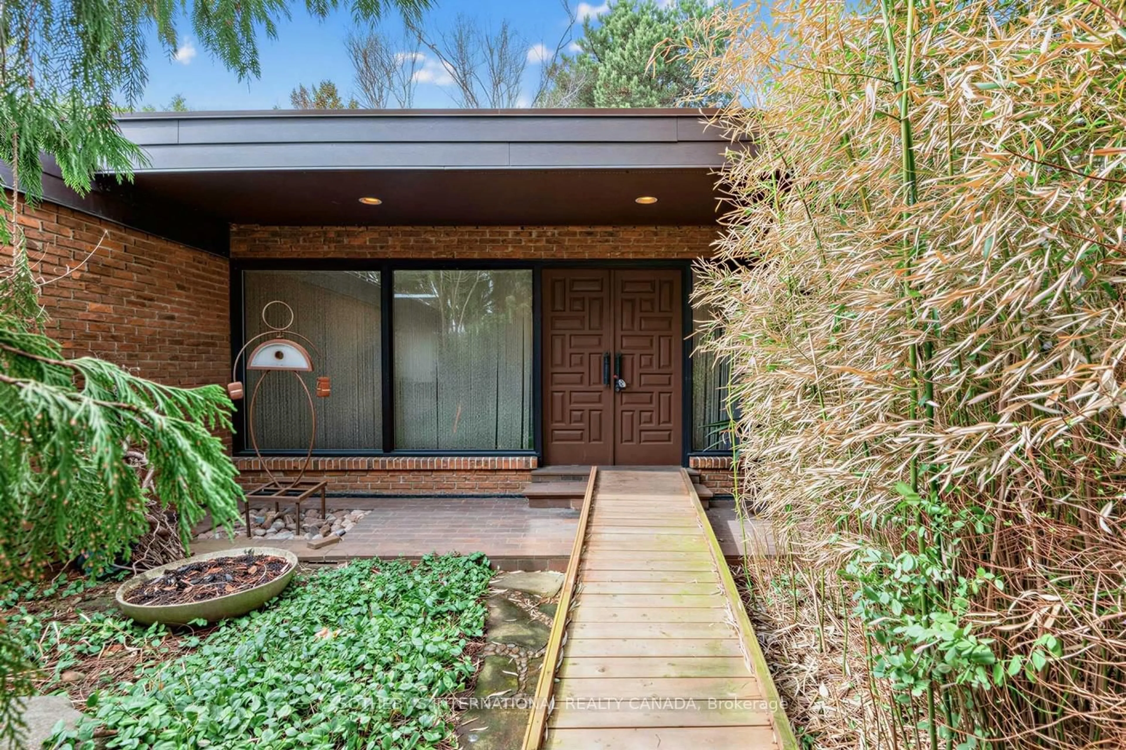 Home with brick exterior material, street for 16 Royal Oak Dr, Toronto Ontario M3C 2M2