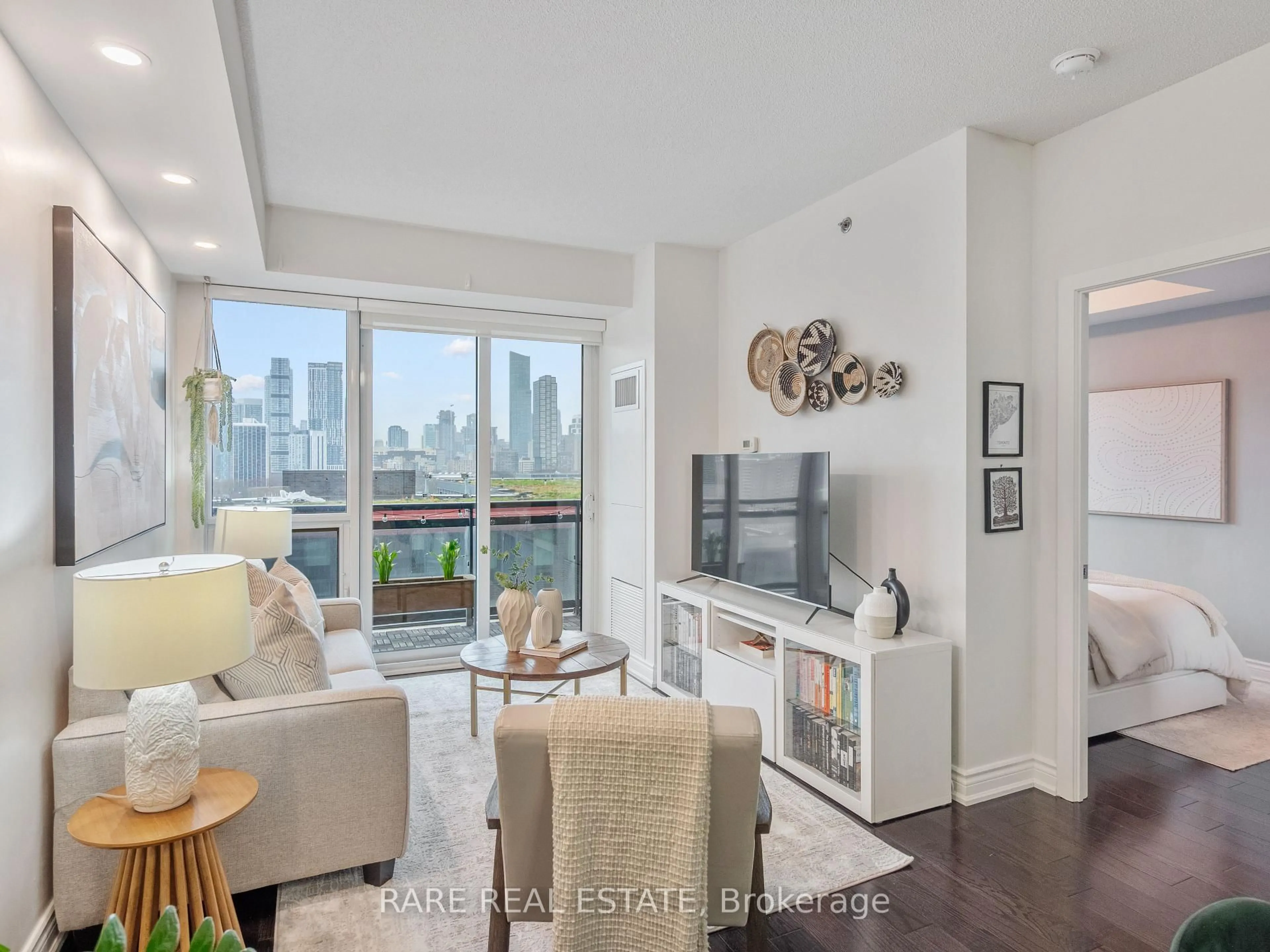 Living room with furniture, unknown for 225 Sackville St #1106, Toronto Ontario M5A 0B9