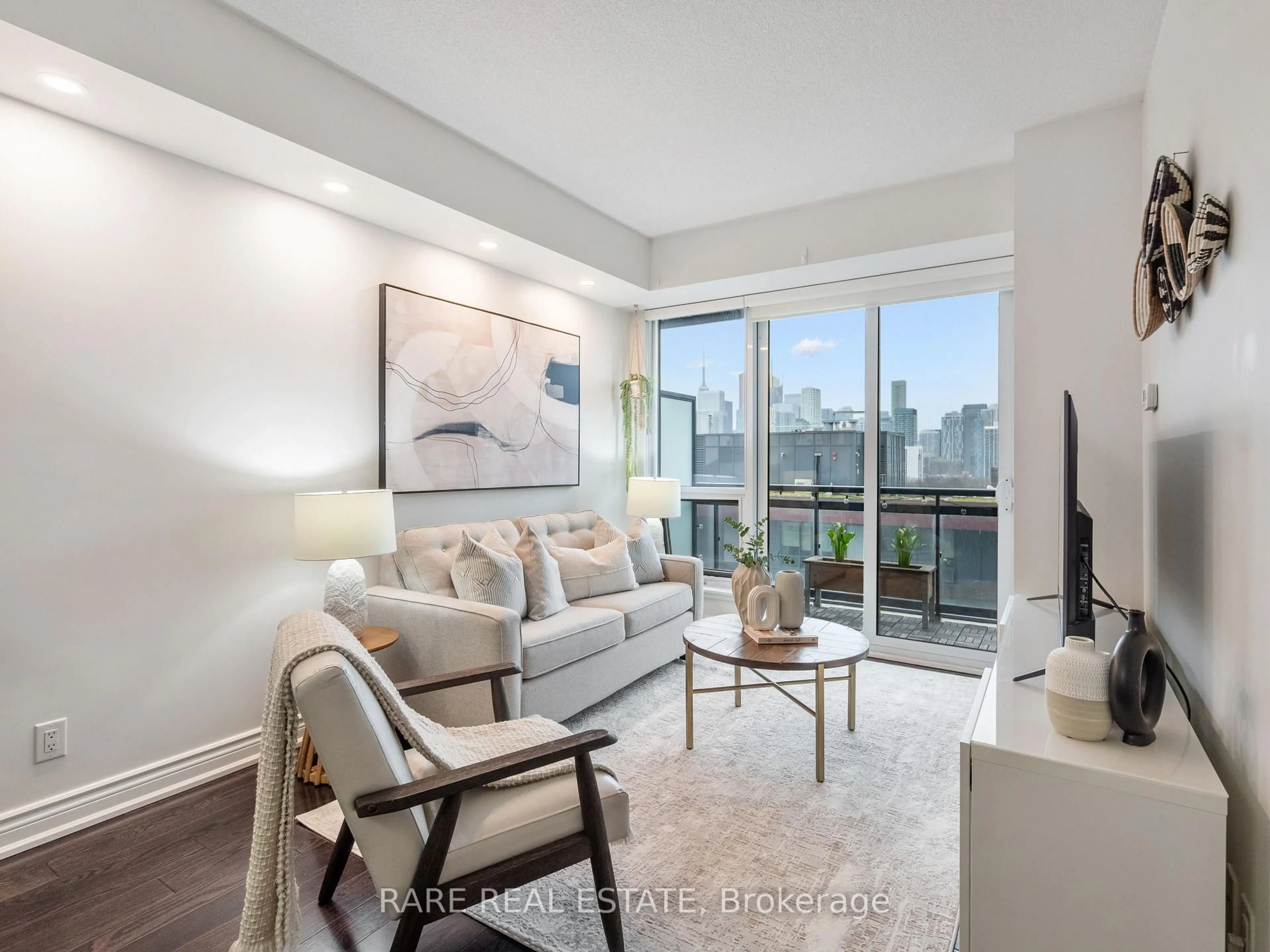 Living room with furniture, unknown for 225 Sackville St #1106, Toronto Ontario M5A 0B9