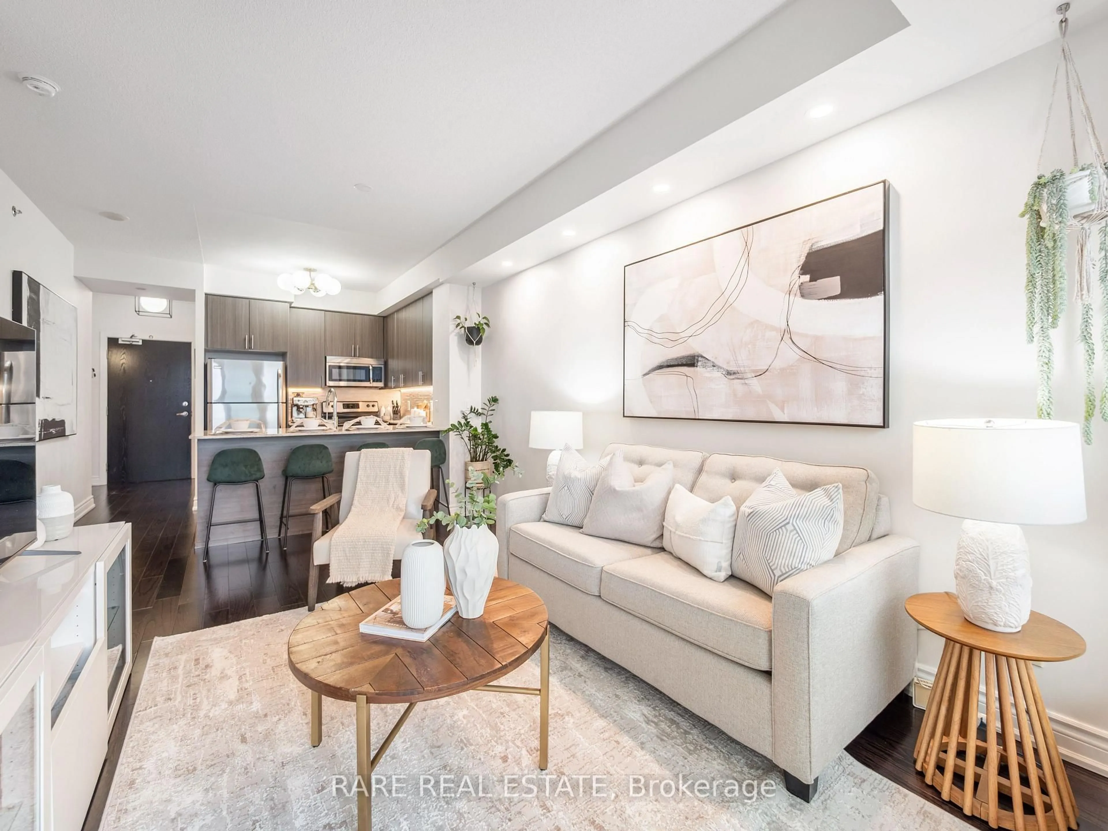 Living room with furniture, unknown for 225 Sackville St #1106, Toronto Ontario M5A 0B9