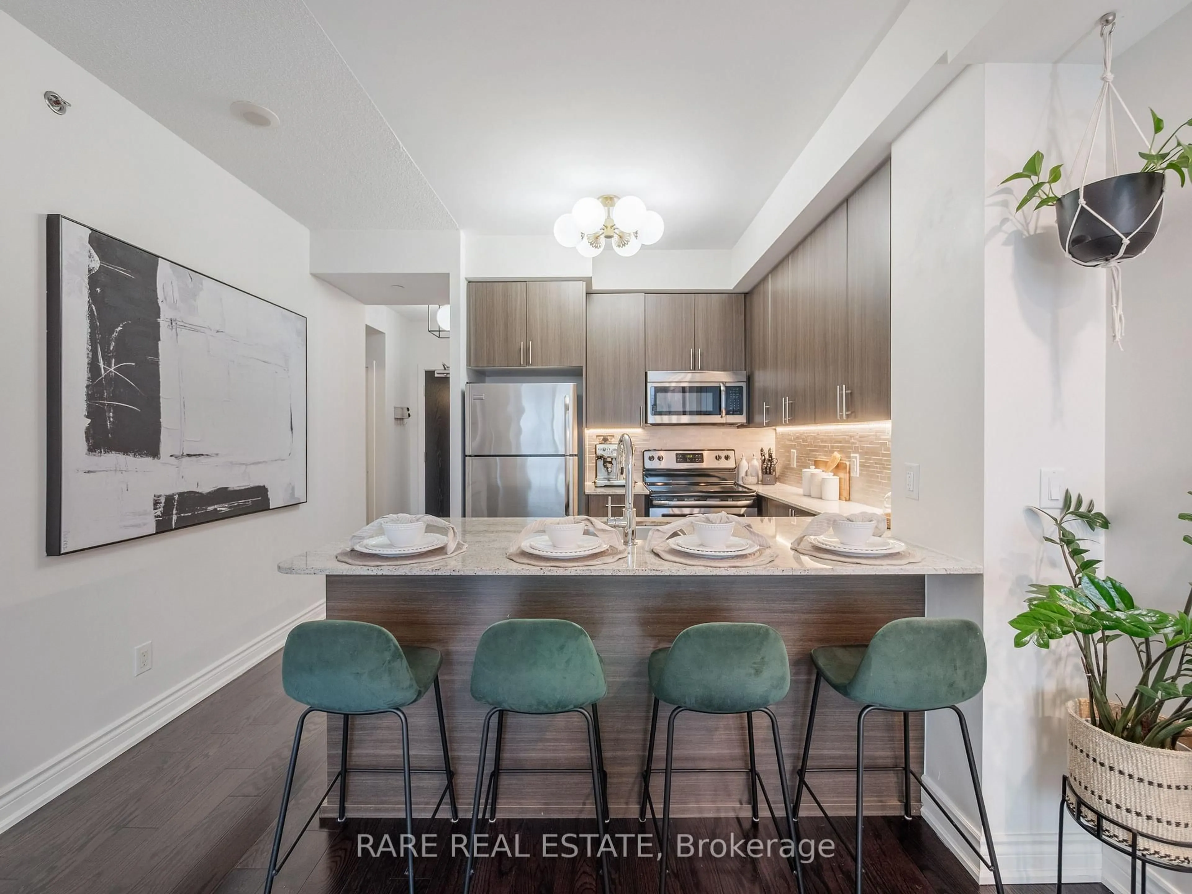 Open concept kitchen, unknown for 225 Sackville St #1106, Toronto Ontario M5A 0B9