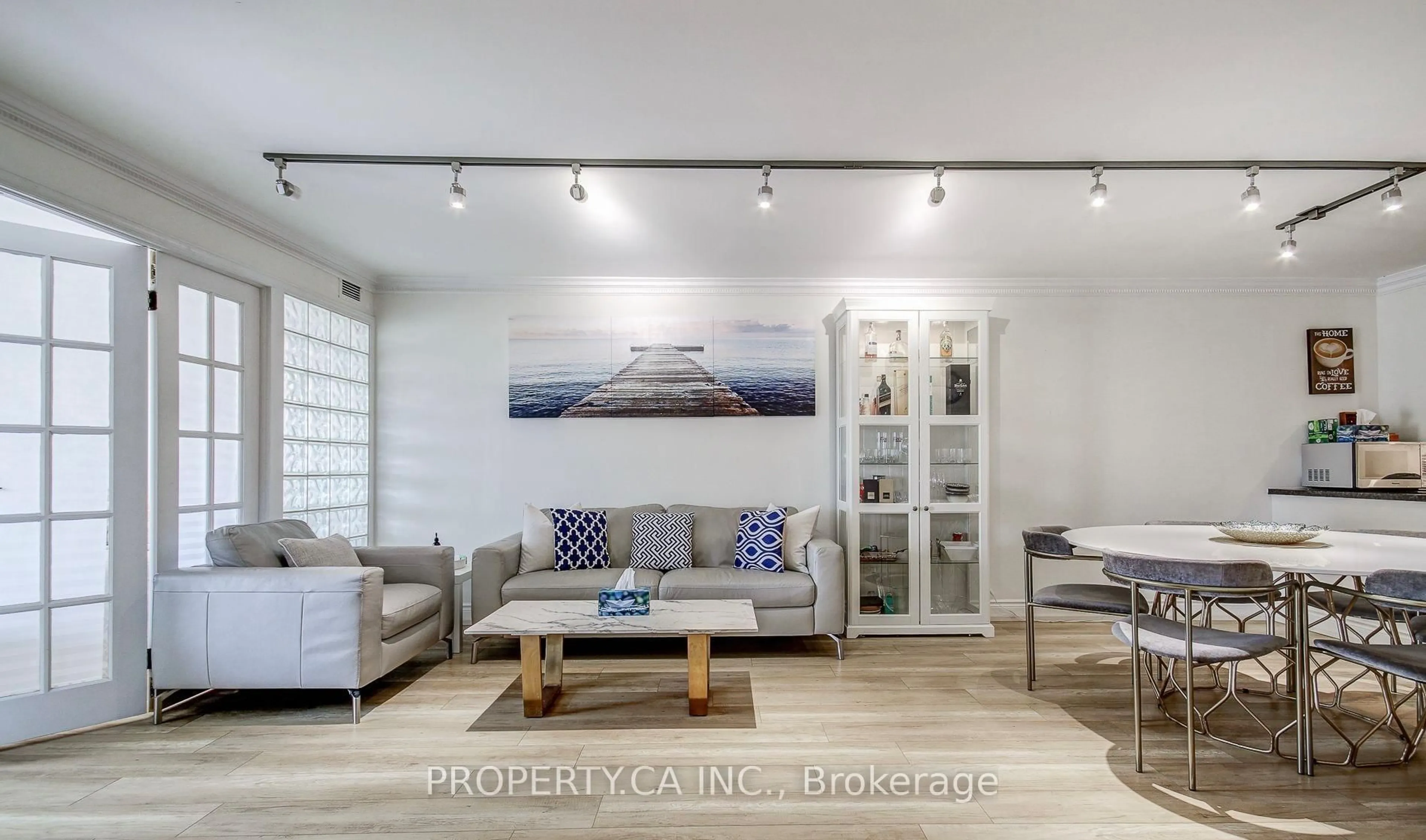 Living room with furniture, unknown for 25 The Esplanade #1115, Toronto Ontario M5E 1W5