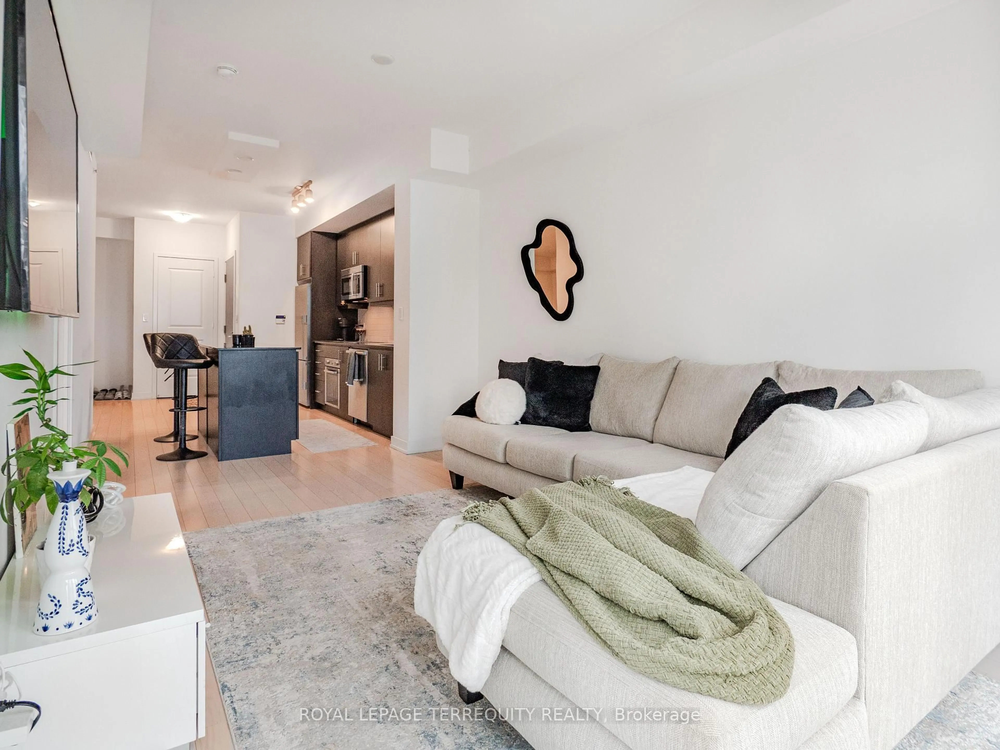 Living room with furniture, unknown for 1 The Esplanade #1009, Toronto Ontario M5E 0A8