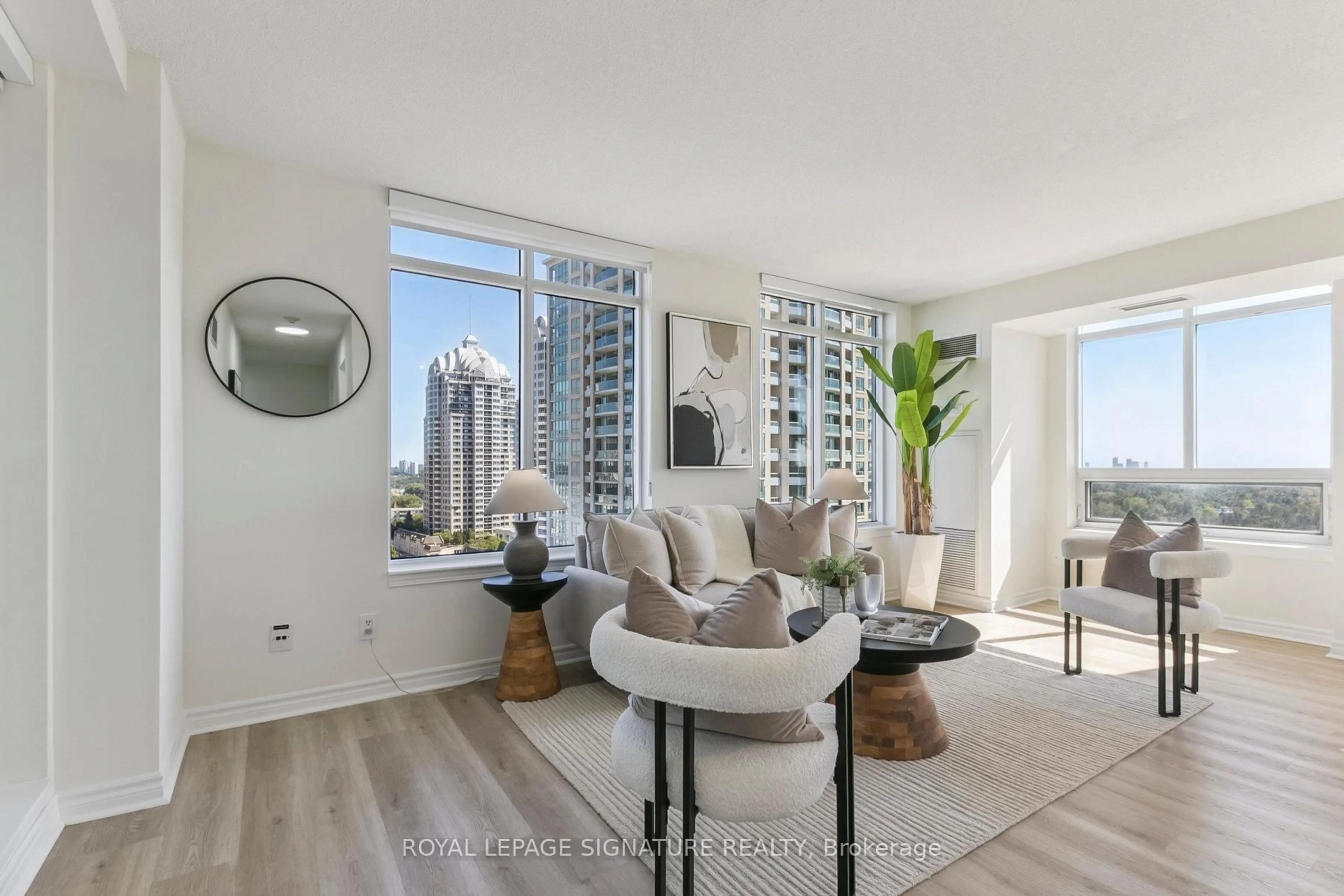 Living room with furniture, unknown for 18 Kenaston Gdns #1307, Toronto Ontario M2K 3C7