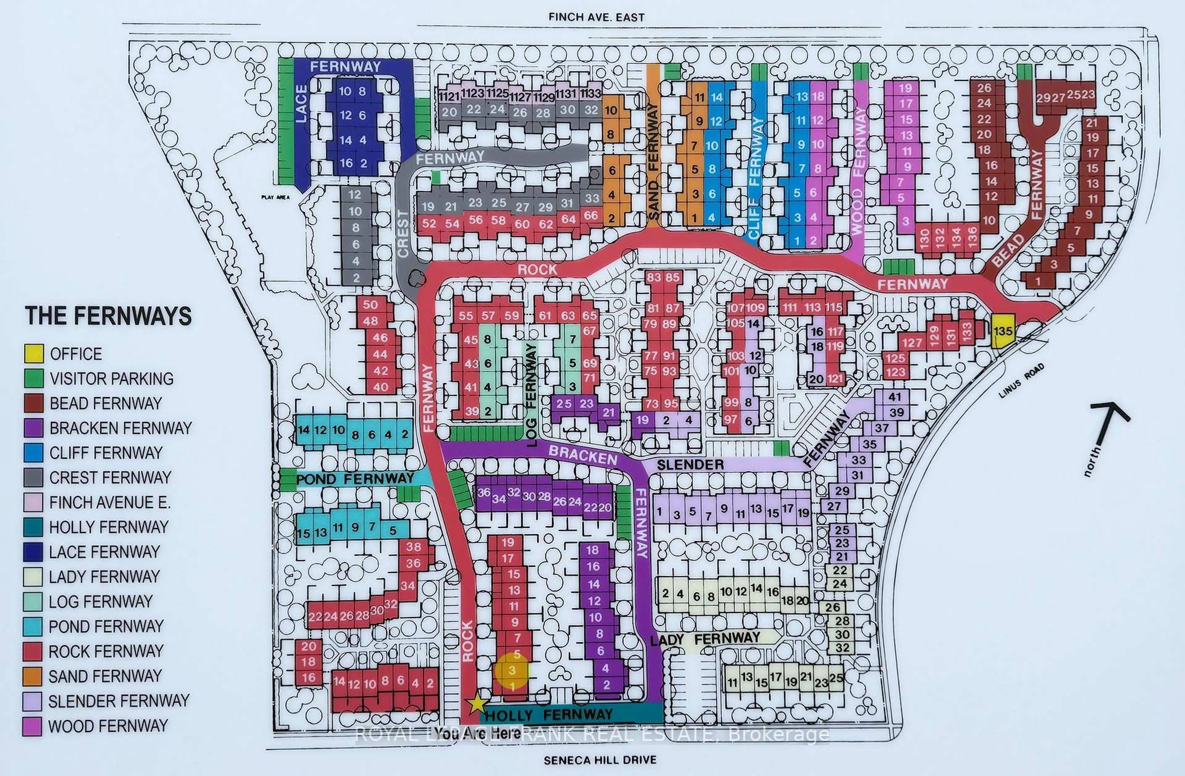 Picture of a map for 3 Rock Fern Way #262, Toronto Ontario M2J 4N9