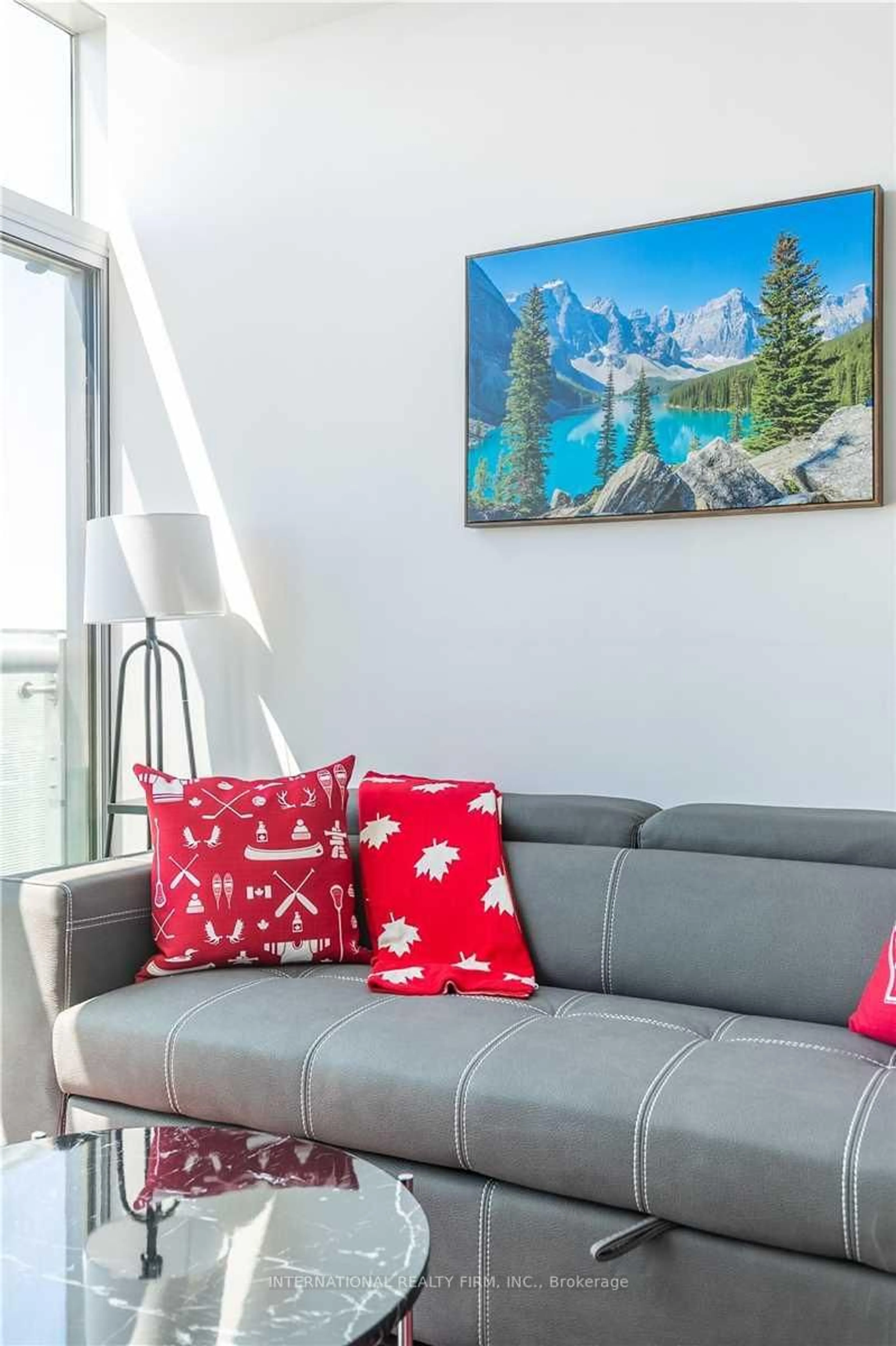 Living room with furniture, unknown for 14 York St #6707, Toronto Ontario M5J 2Z2