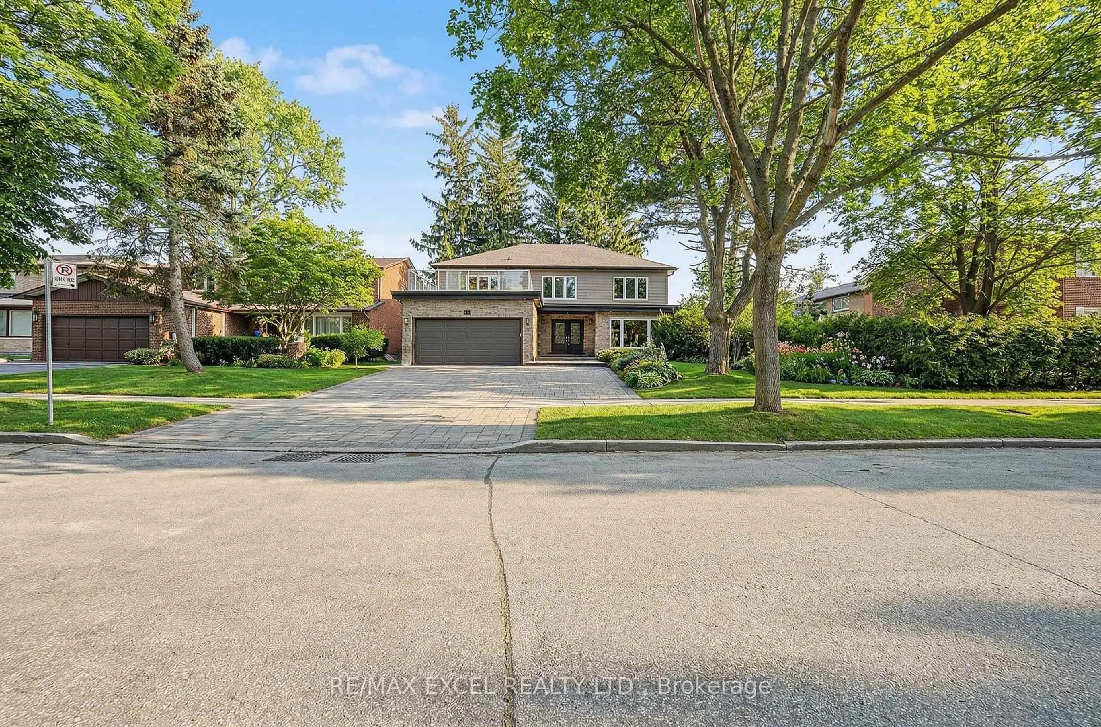 Home with brick exterior material, street for 46 Robinter Dr, Toronto Ontario M2M 3R2