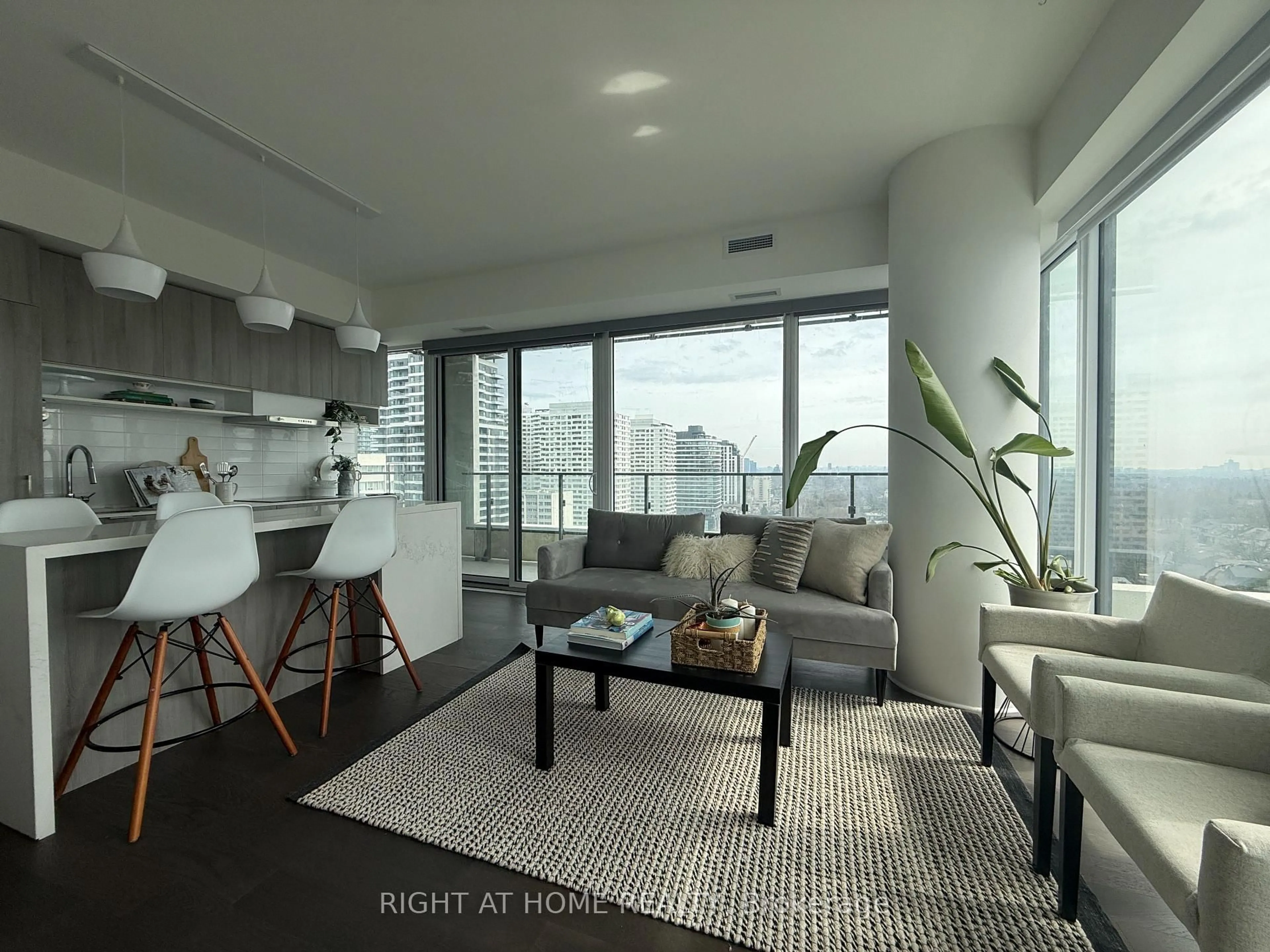 Living room with furniture, unknown for 5 Soudan Ave #2004, Toronto Ontario M4S 0B1