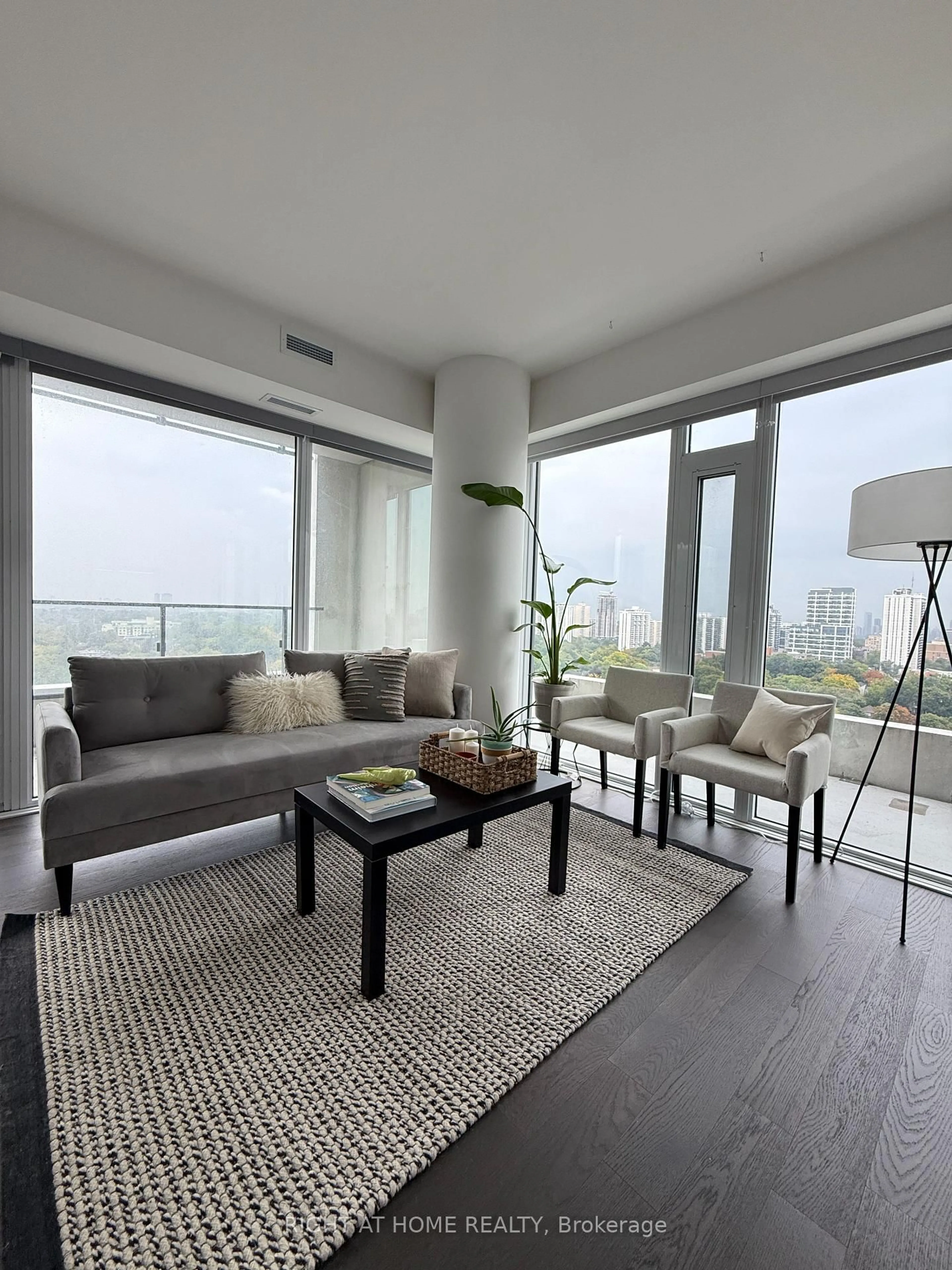 Living room with furniture, unknown for 5 Soudan Ave #2004, Toronto Ontario M4S 0B1