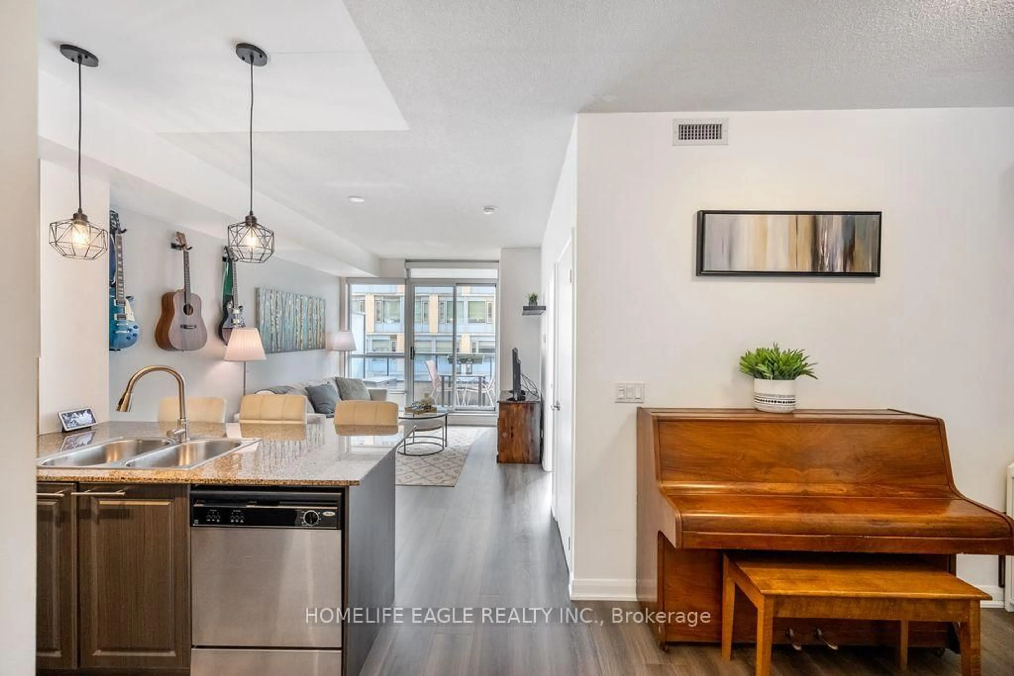 Open concept kitchen, unknown for 500 Sherbourne St #606, Toronto Ontario M4X 1L1