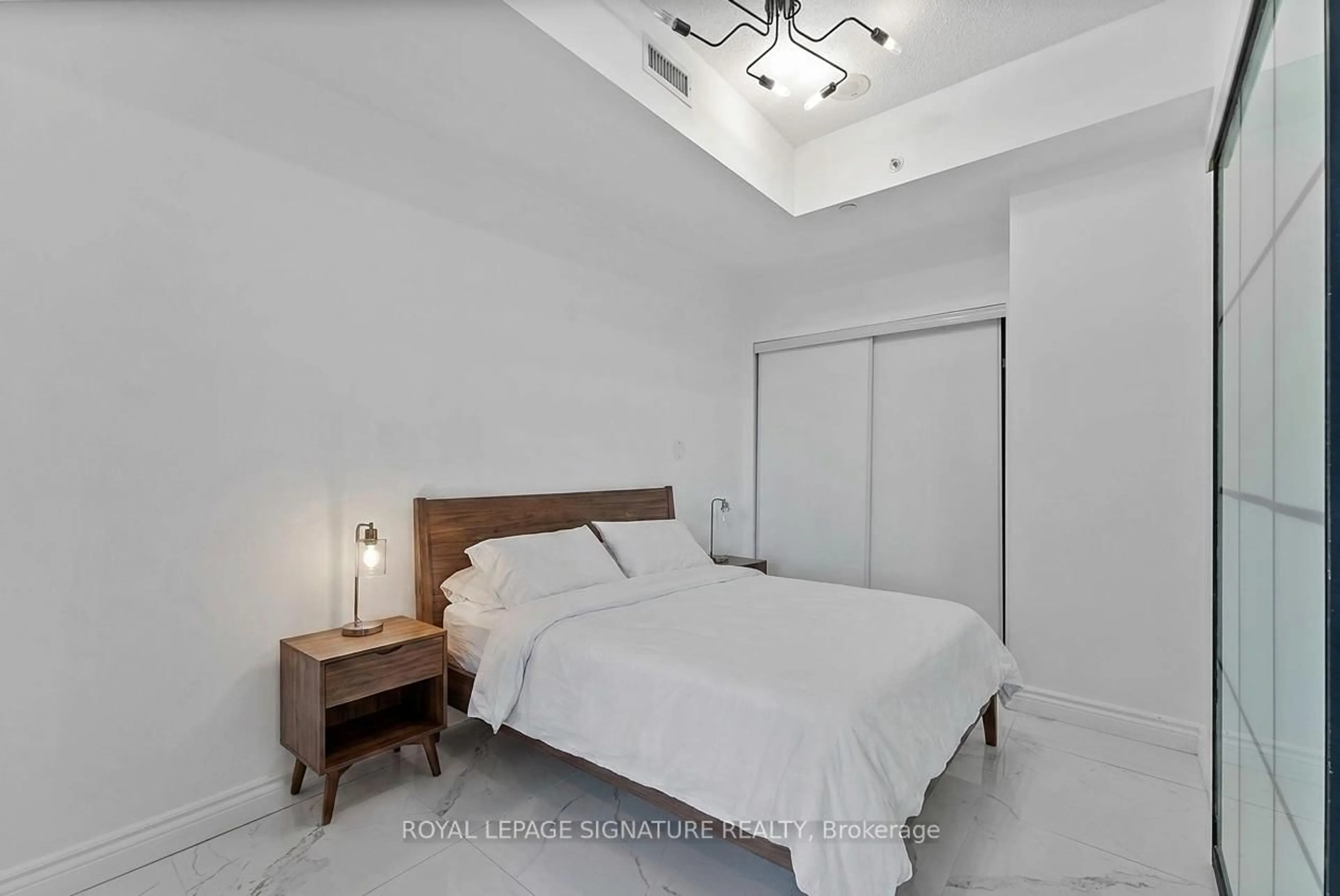 Bedroom with bed, unknown for 51 East Liberty St #517, Toronto Ontario M6K 3P8