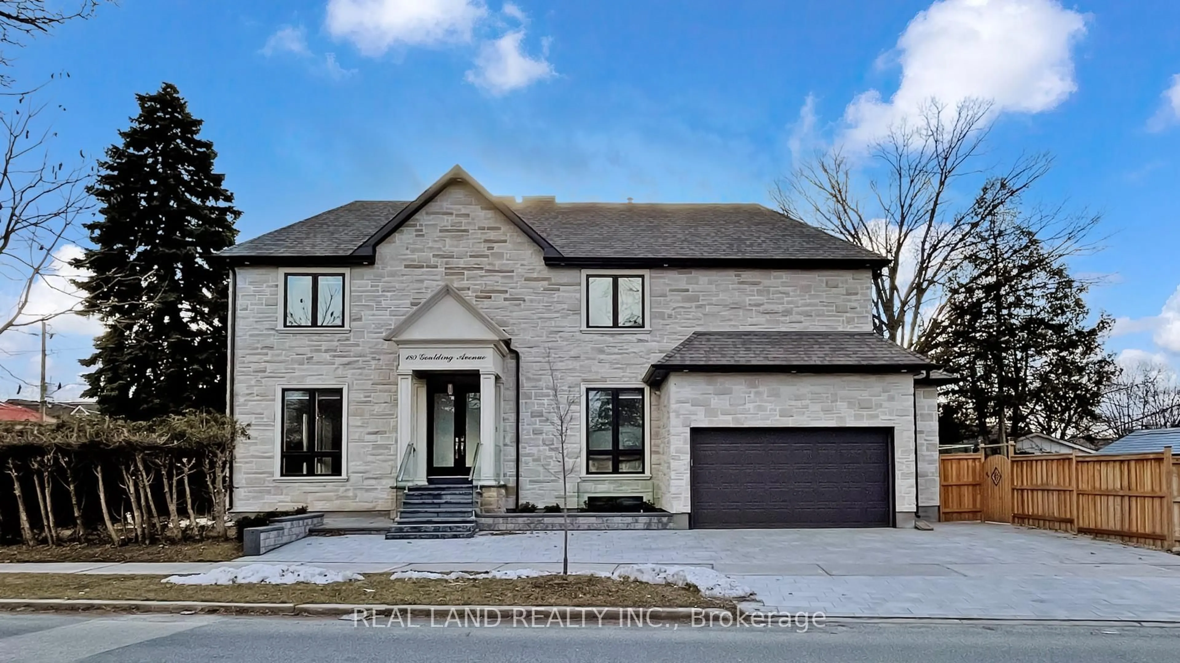 Home with brick exterior material, street for 180 Goulding Ave, Toronto Ontario M2R 2P4