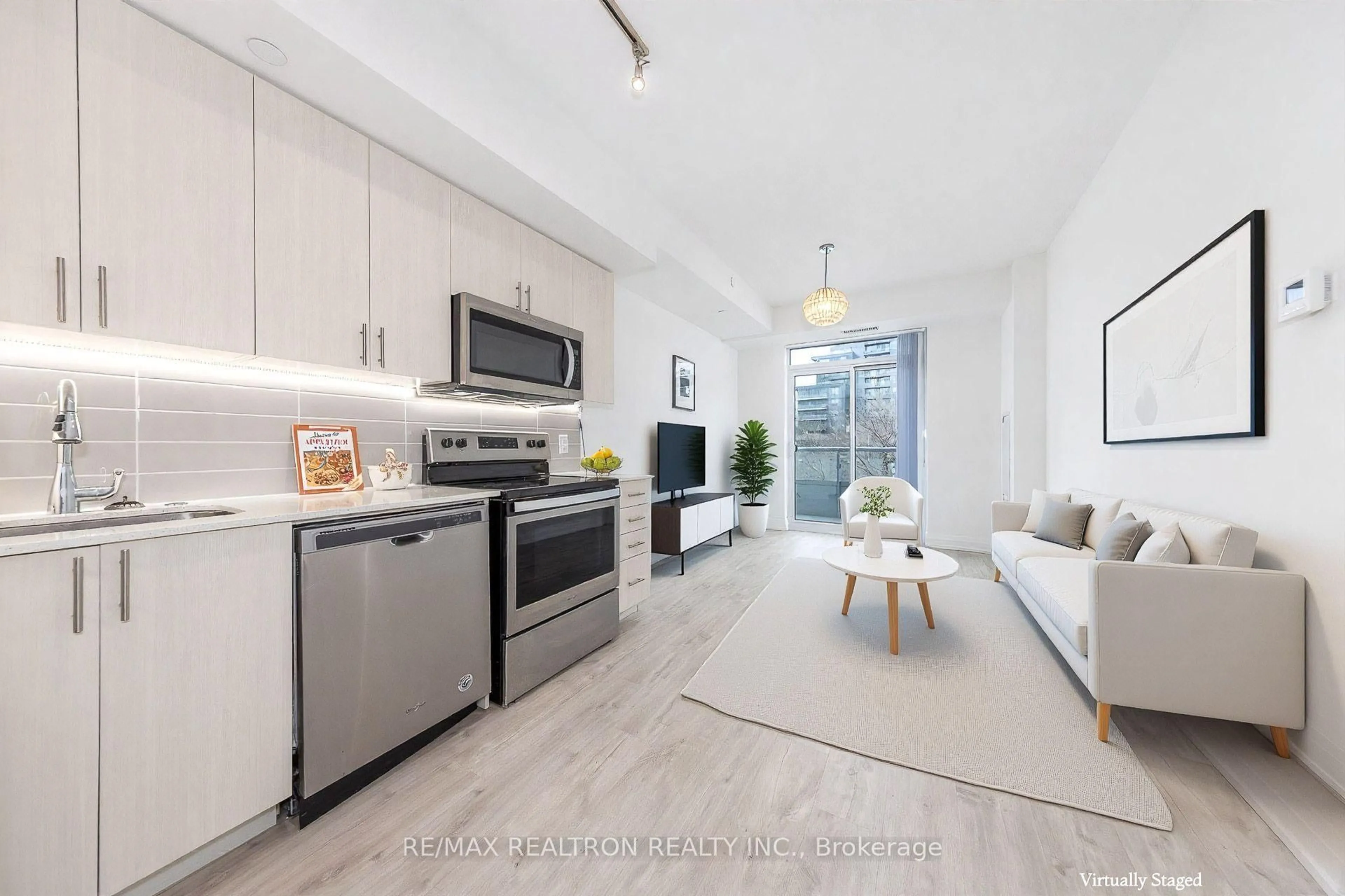 Open concept kitchen, unknown for 591 Sheppard Ave #310, Toronto Ontario M2K 0G2