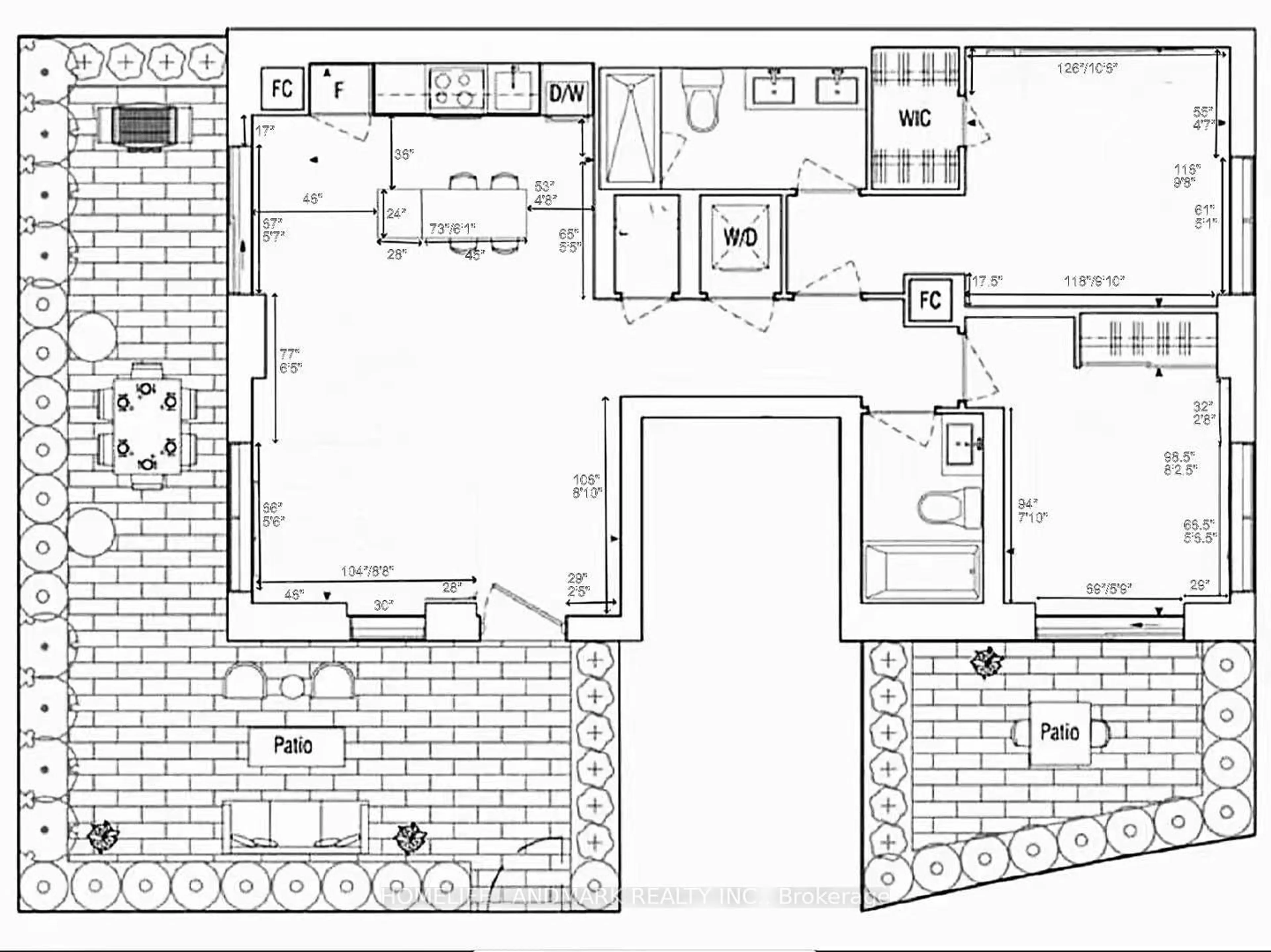 Floor plan for 16 Greenbriar Rd #TH01, Toronto Ontario M2K 0H6