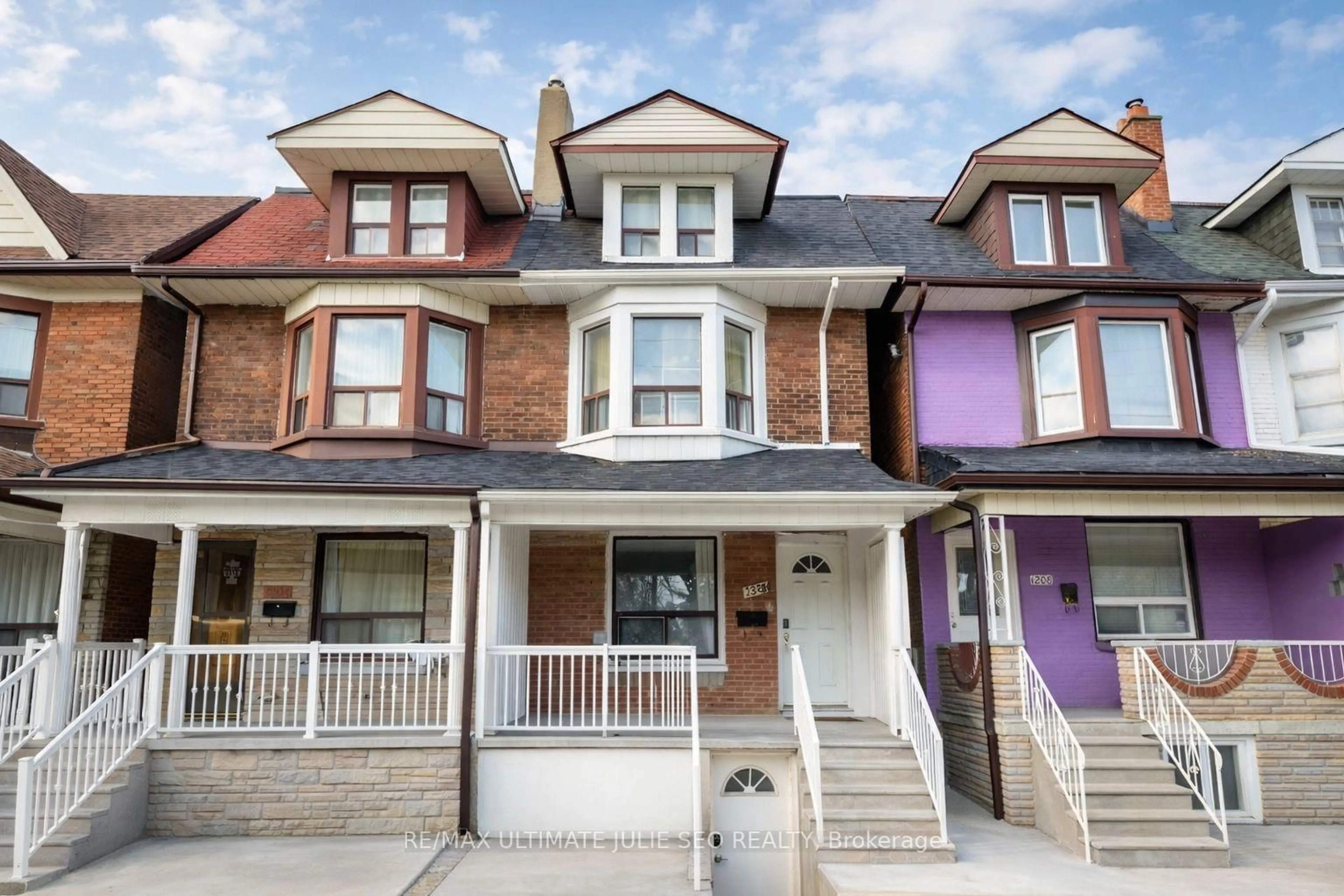 Home with brick exterior material, street for 1206 Ossington Ave, Toronto Ontario M6G 3W1