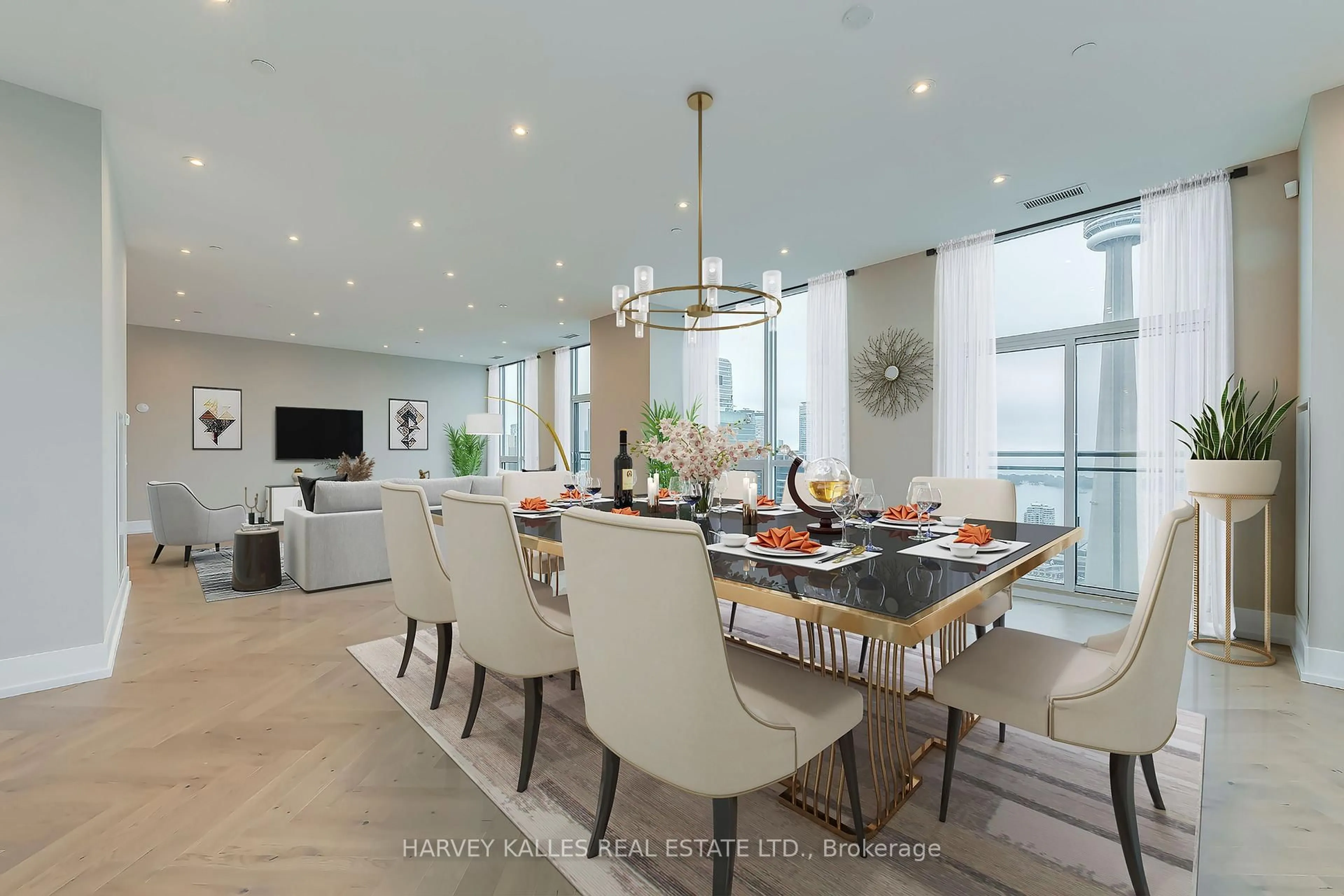 Dining room, unknown for 99 John St #4801, Toronto Ontario M5V 0S6