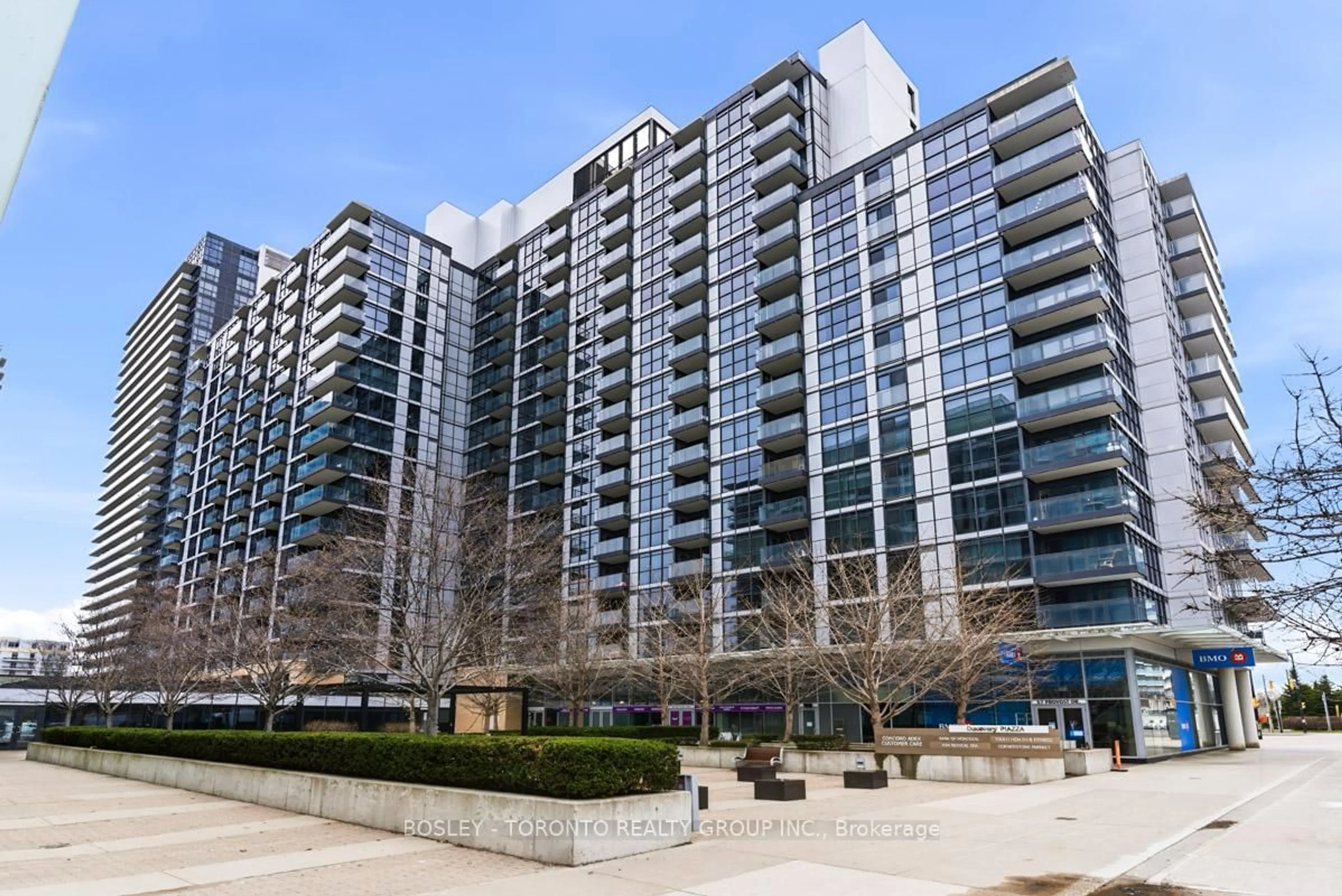 A pic from outside/outdoor area/front of a property/back of a property/a pic from drone, unknown for 19 Singer Crt #309B, Toronto Ontario M2K 0B2