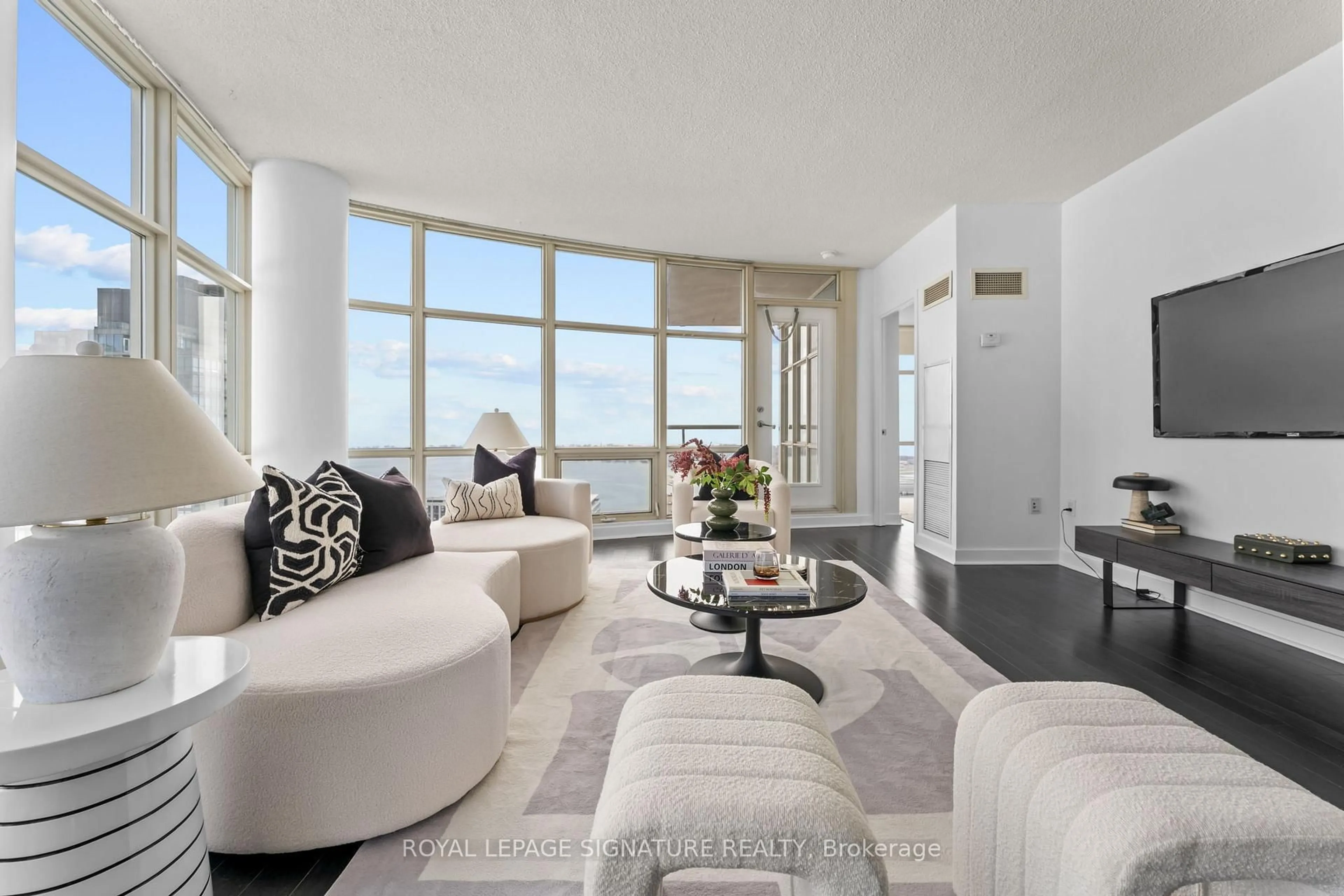 Living room with furniture, unknown for 10 Navy Wharf Crt #3609, Toronto Ontario M5V 3V2