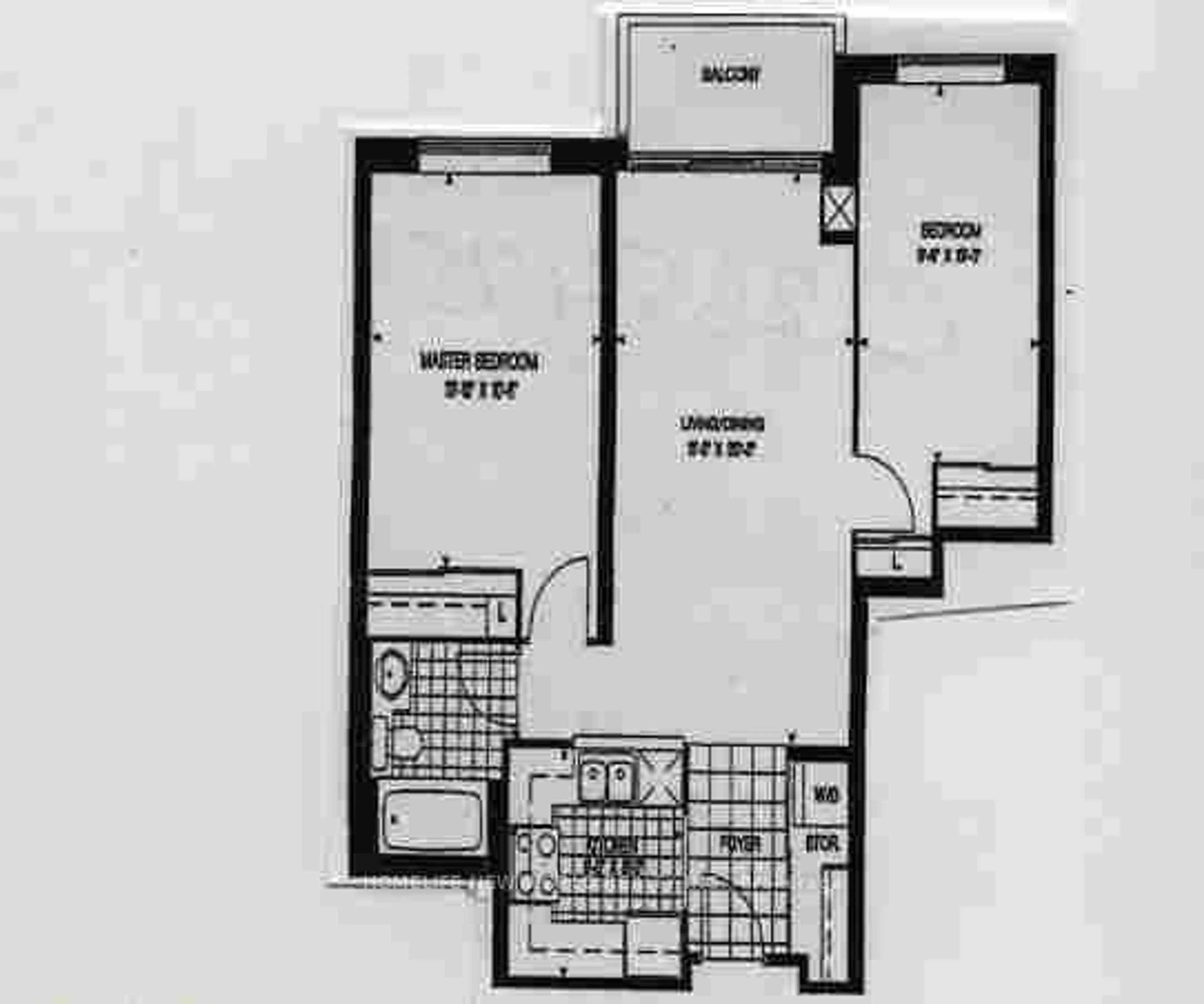 Floor plan for 39 Pemberton Ave #303, Toronto Ontario M2M 4L6