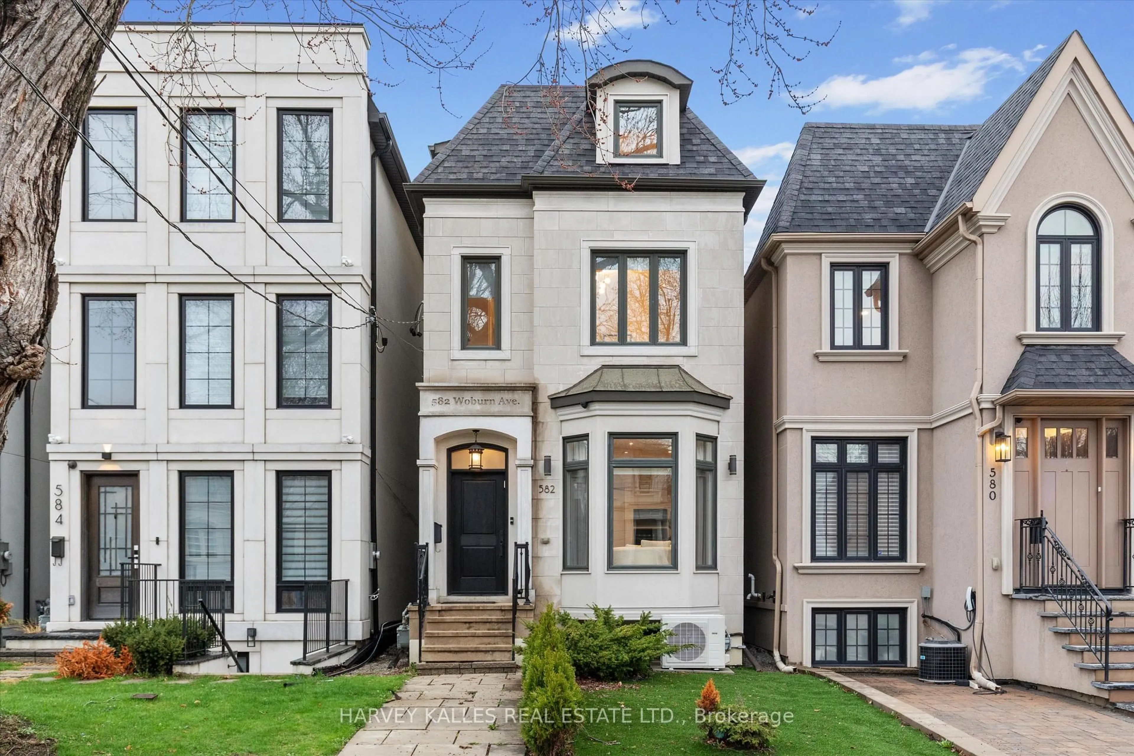 Home with brick exterior material, street for 582 Woburn Ave, Toronto Ontario M5M 1L9