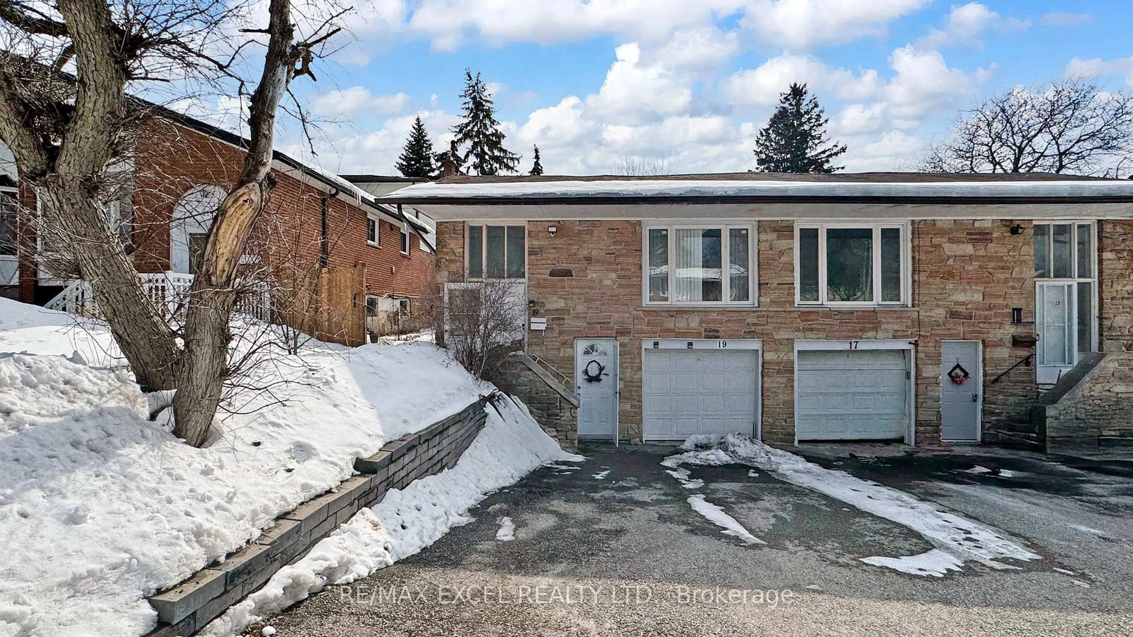 Home with brick exterior material, street for 19 Clancy Dr, Toronto Ontario M2J 2V7
