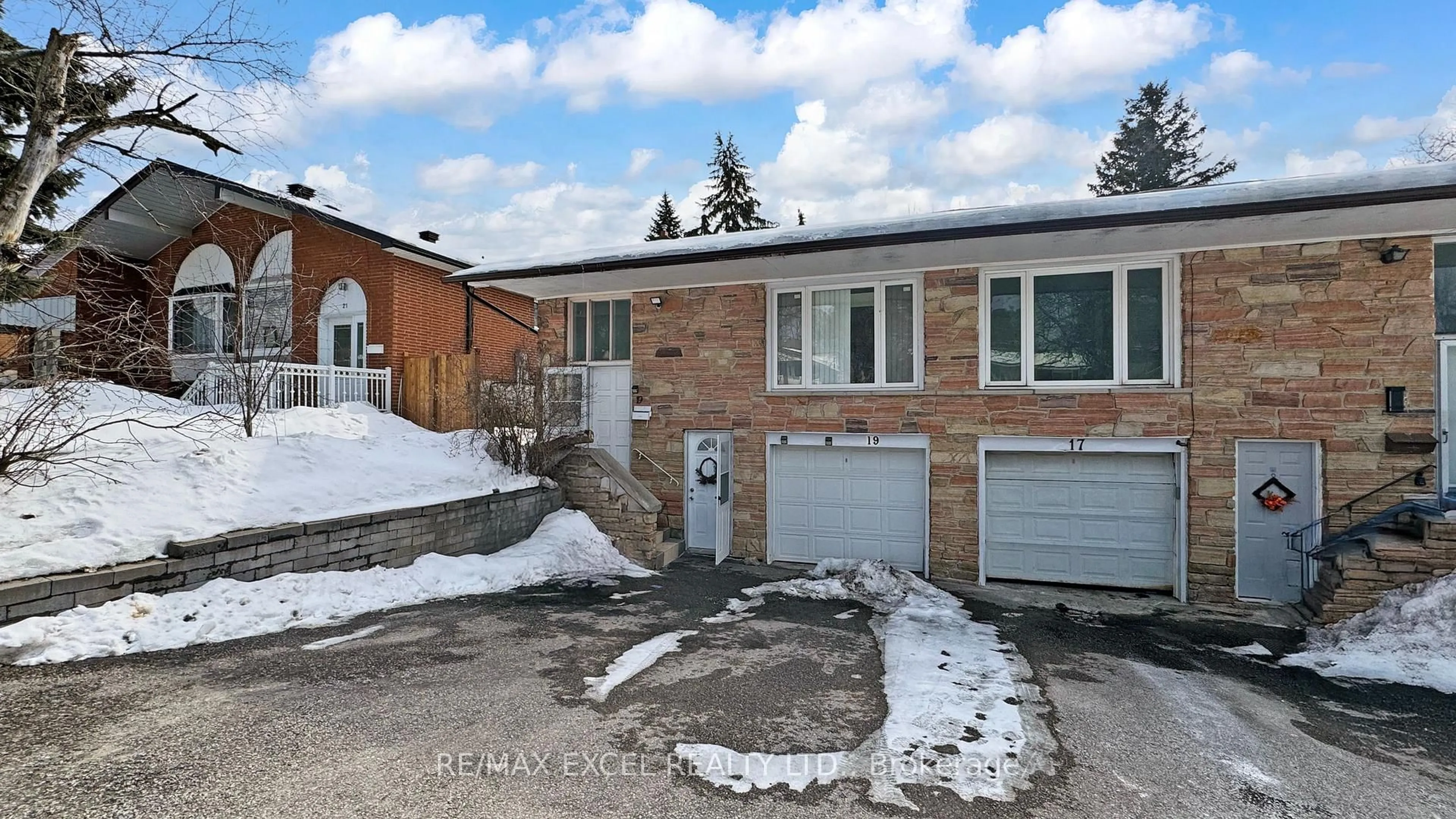 Home with brick exterior material, street for 19 Clancy Dr, Toronto Ontario M2J 2V7