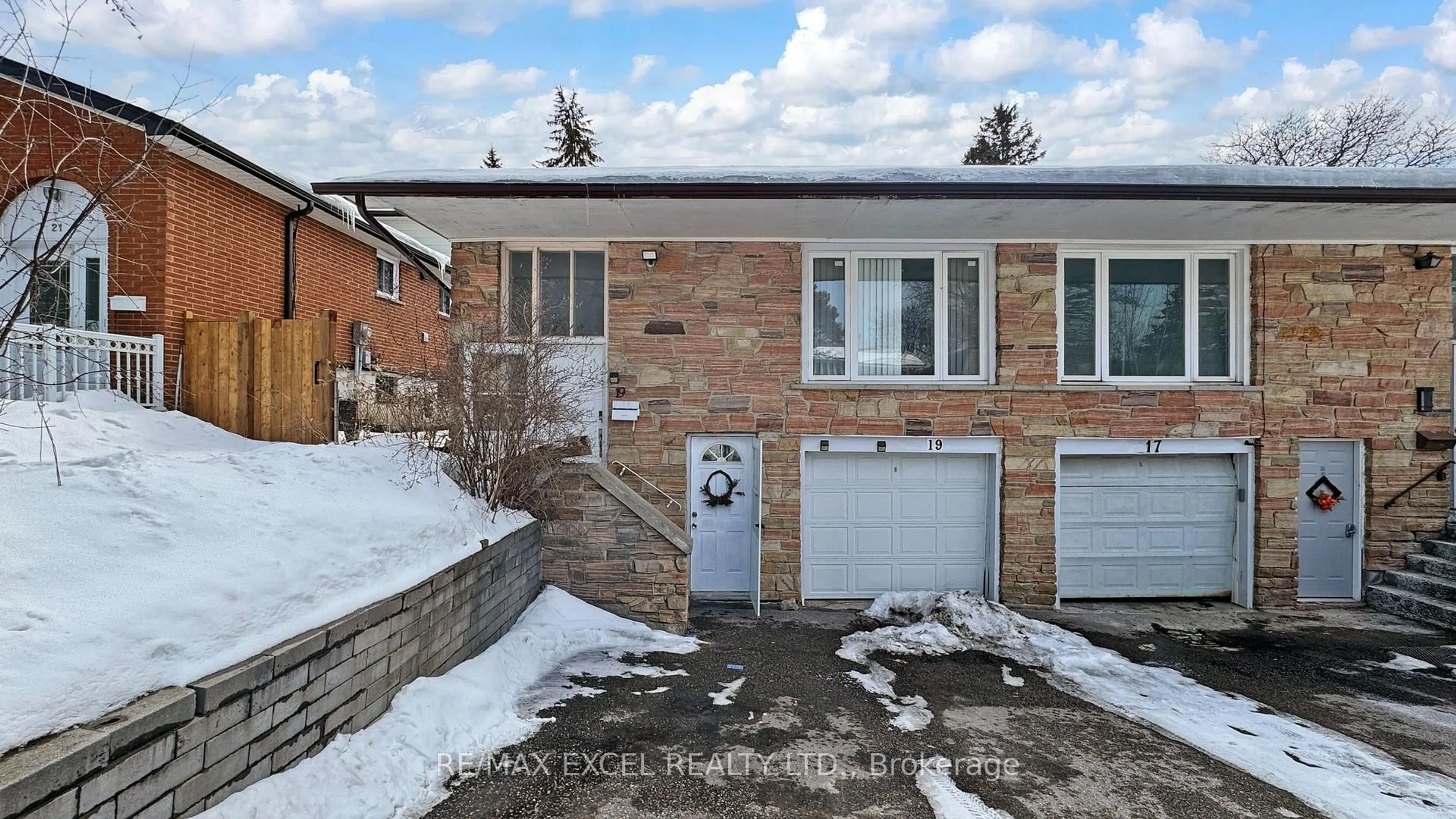 Home with brick exterior material, street for 19 Clancy Dr, Toronto Ontario M2J 2V7
