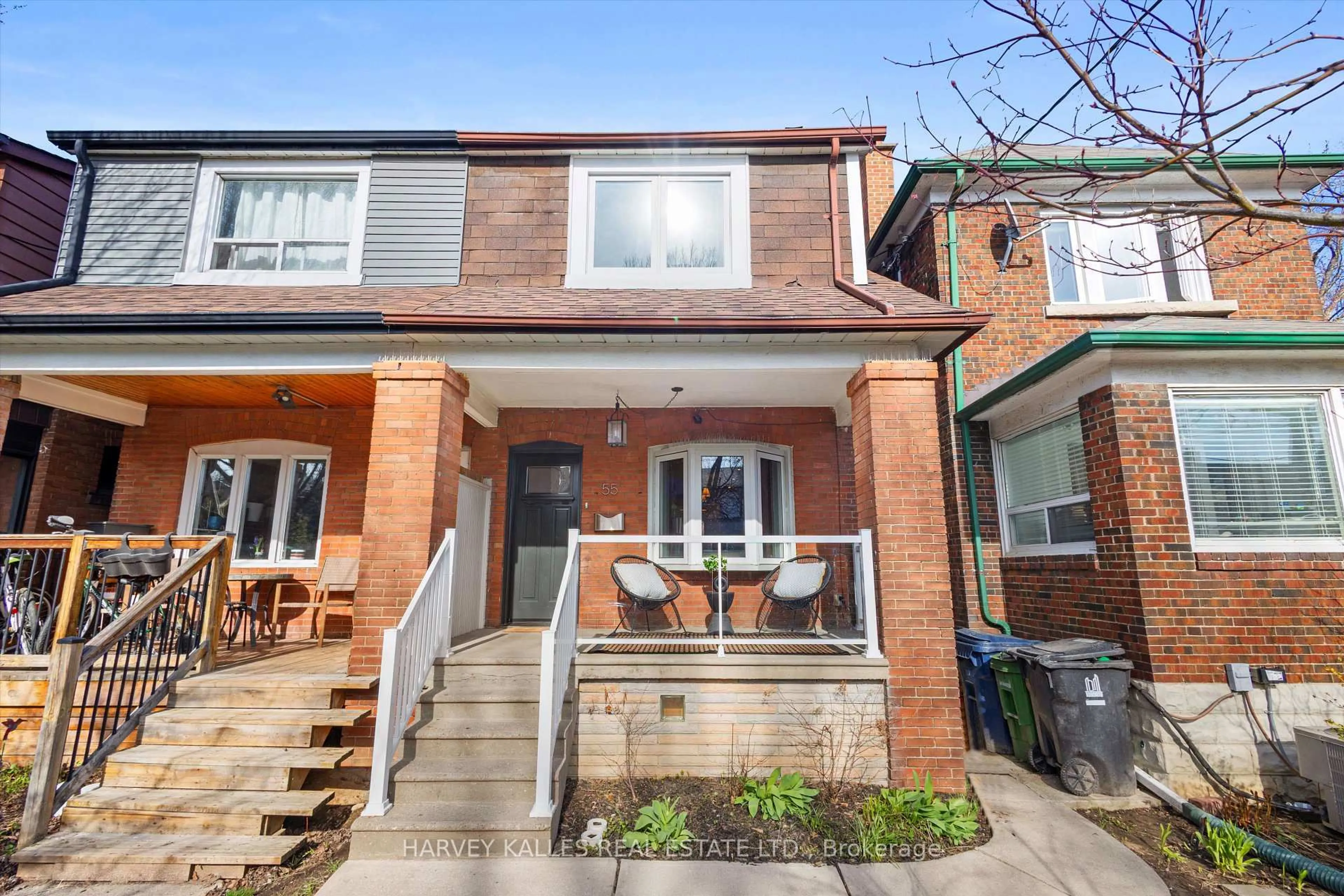 Home with brick exterior material, street for 55 Kenwood Ave, Toronto Ontario M6C 2S1