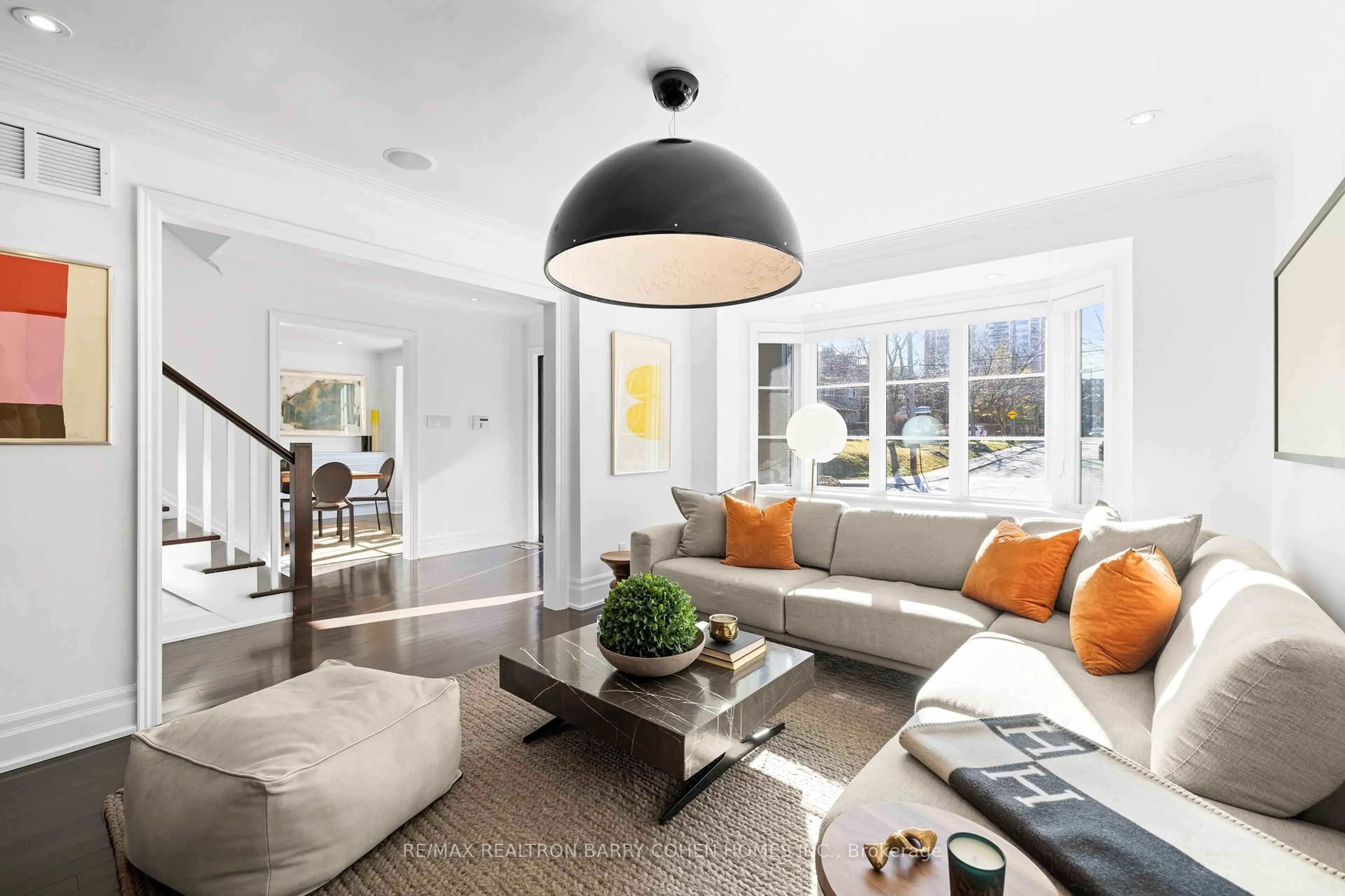 Living room with furniture, unknown for 215 Lonsmount Dr, Toronto Ontario M5P 2Y6