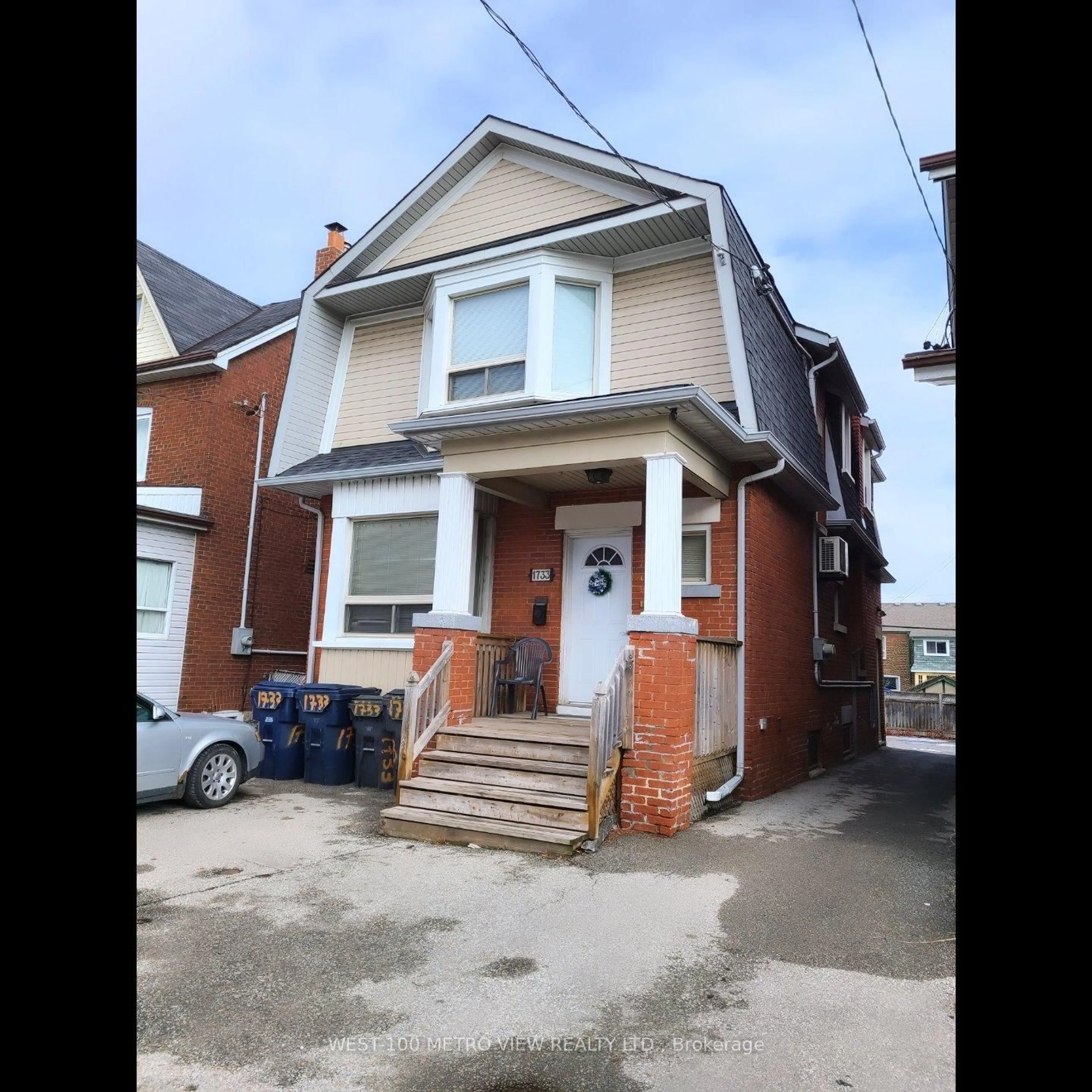 Home with brick exterior material, street for 1733 Dufferin St, Toronto Ontario M6E 3N9
