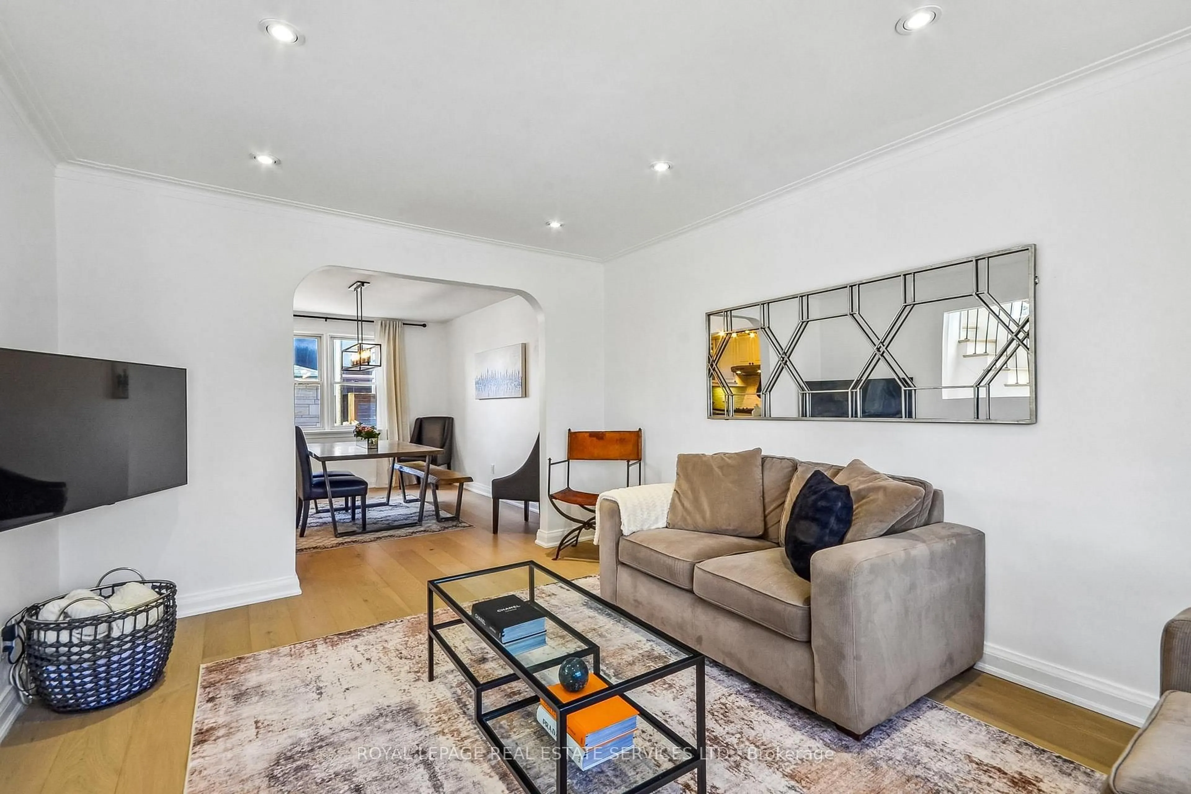 Living room with furniture, unknown for 352 Winnett Ave, Toronto Ontario M6C 3M1