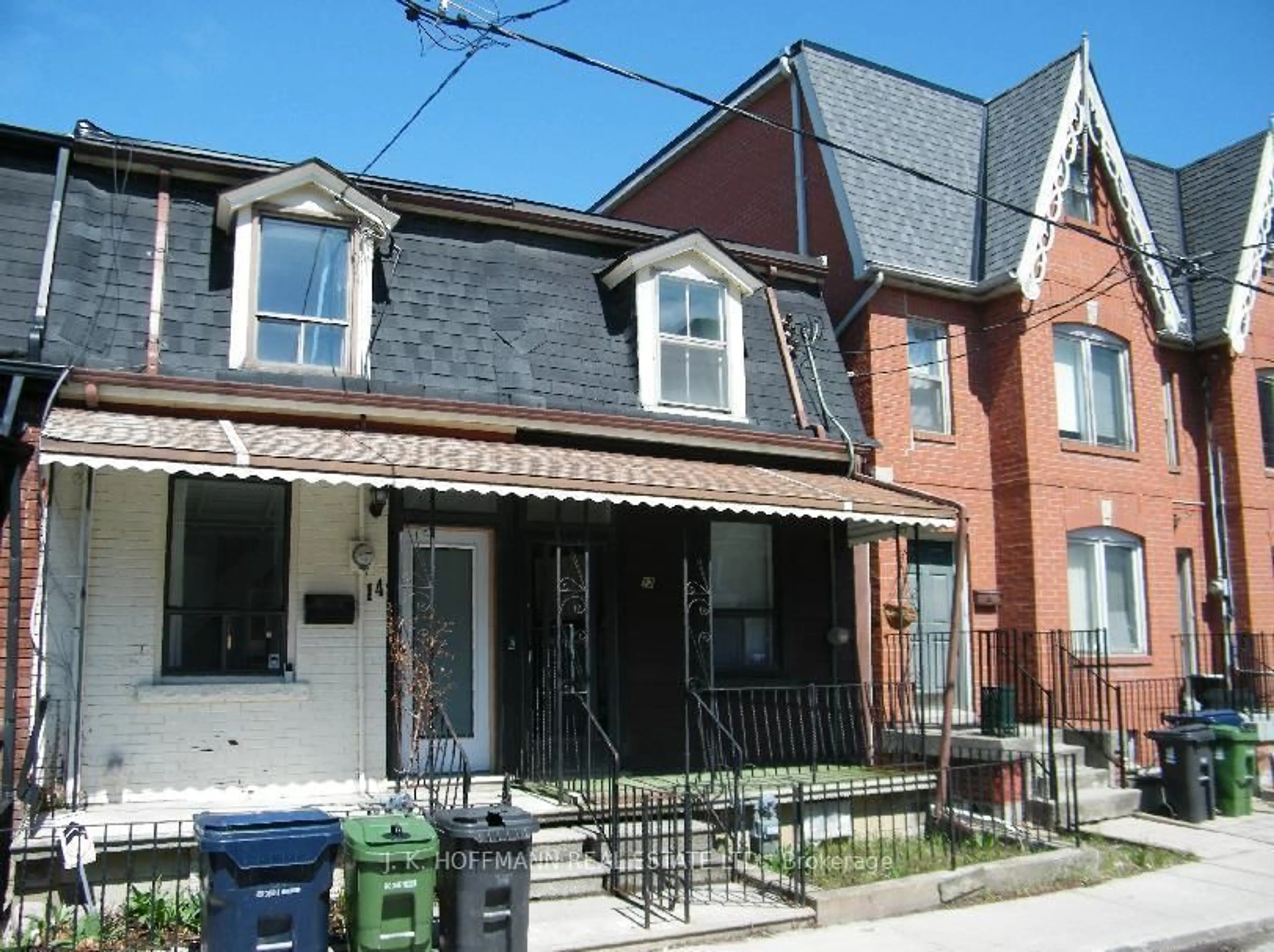Home with brick exterior material, street for 12 Whitaker Ave, Toronto Ontario M6J 1A1