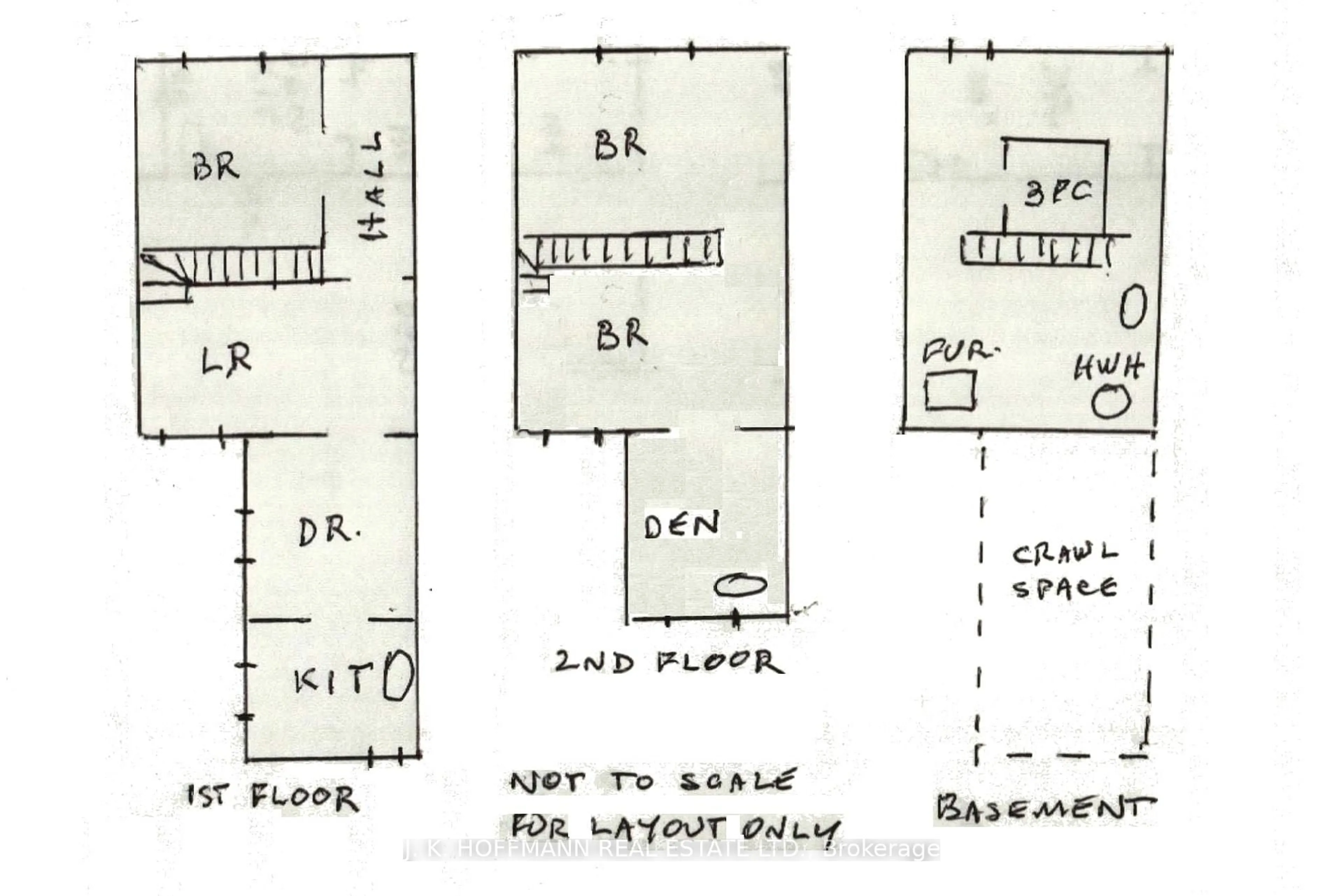 Floor plan for 12 Whitaker Ave, Toronto Ontario M6J 1A1