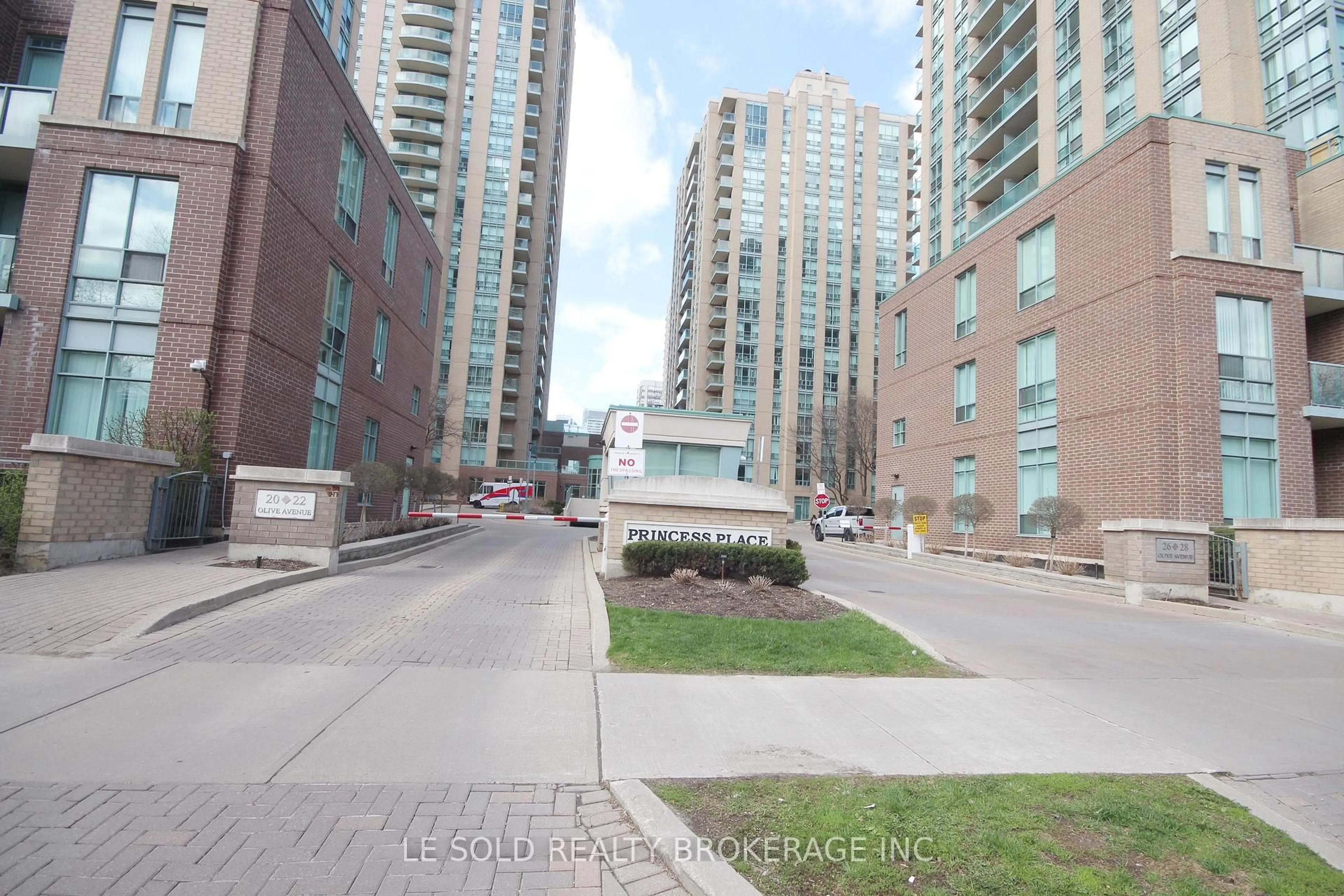 Patio, street for 22 Olive Ave #902, Toronto Ontario M2N 7G6