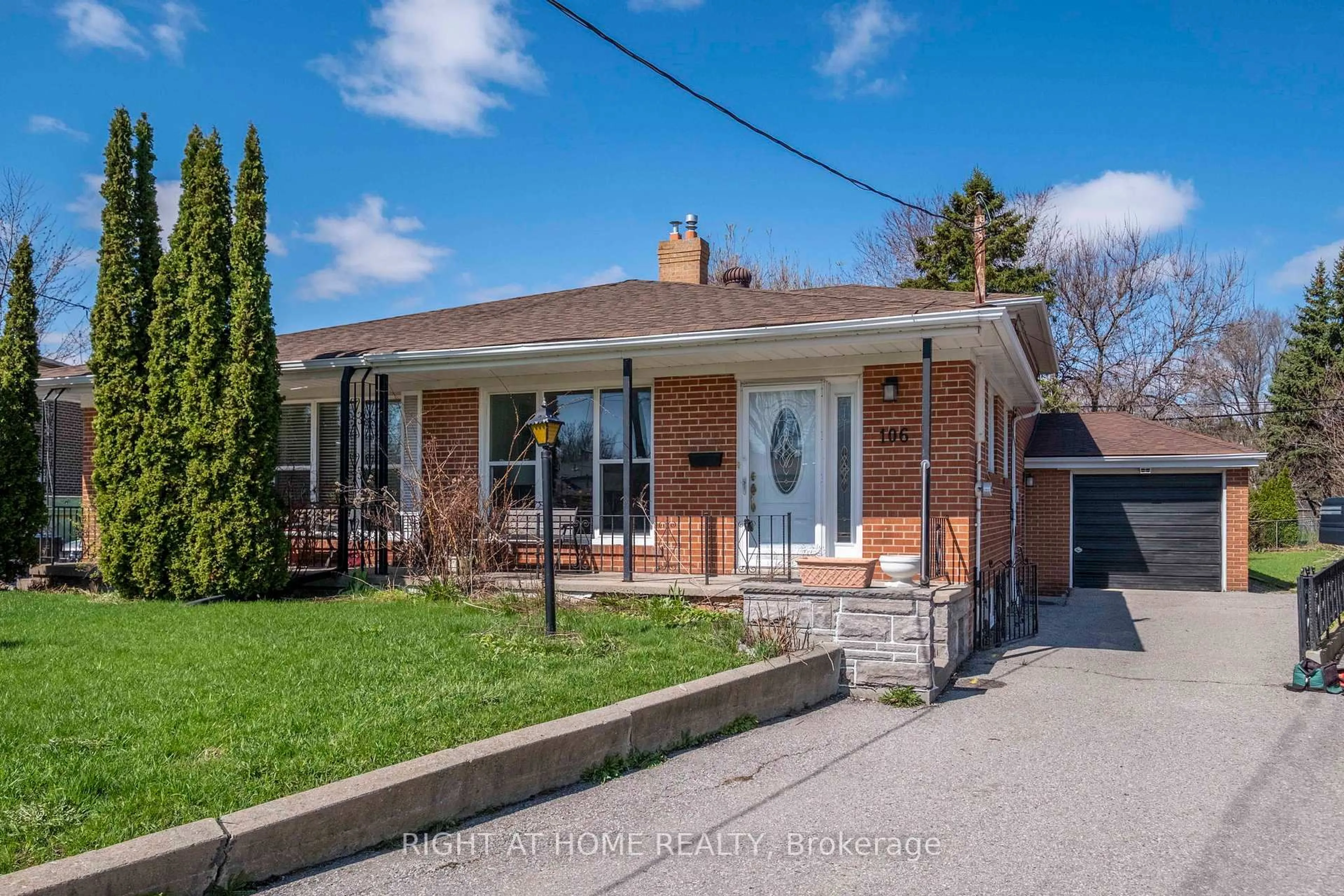 Home with brick exterior material, street for 106 Fortrose Cres, Toronto Ontario M3A 2H1