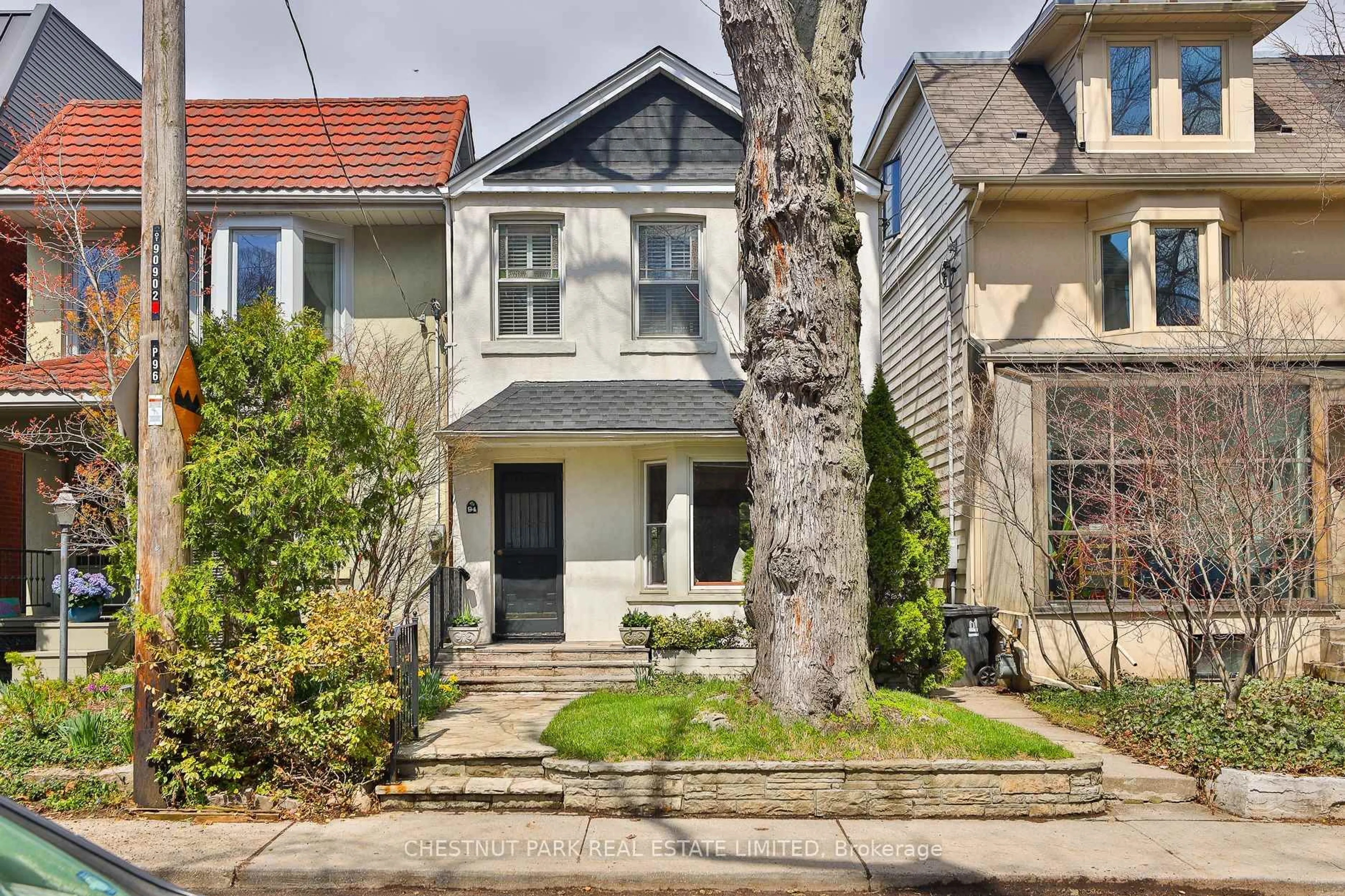 Home with brick exterior material, street for 94 Alcina Ave, Toronto Ontario M6G 2E8