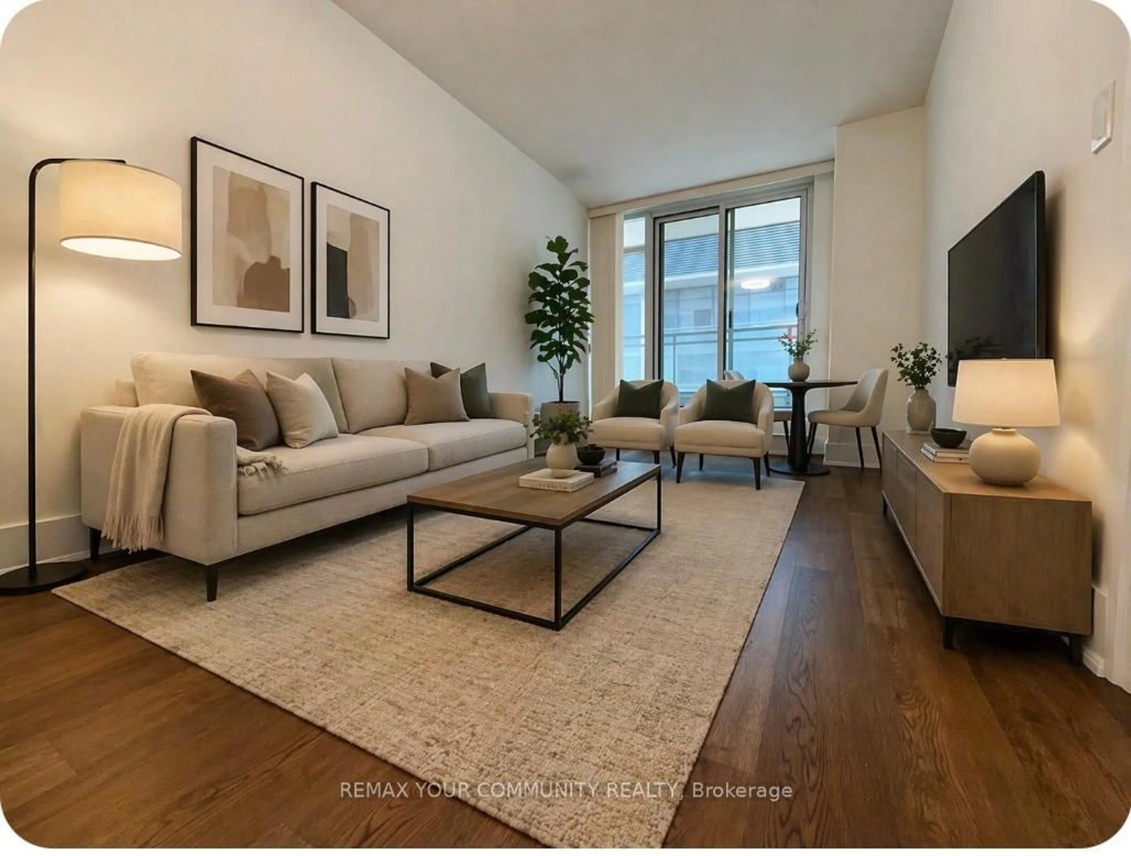 Living room with furniture, unknown for 8 Scollard St #606, Toronto Ontario M5R 1M2