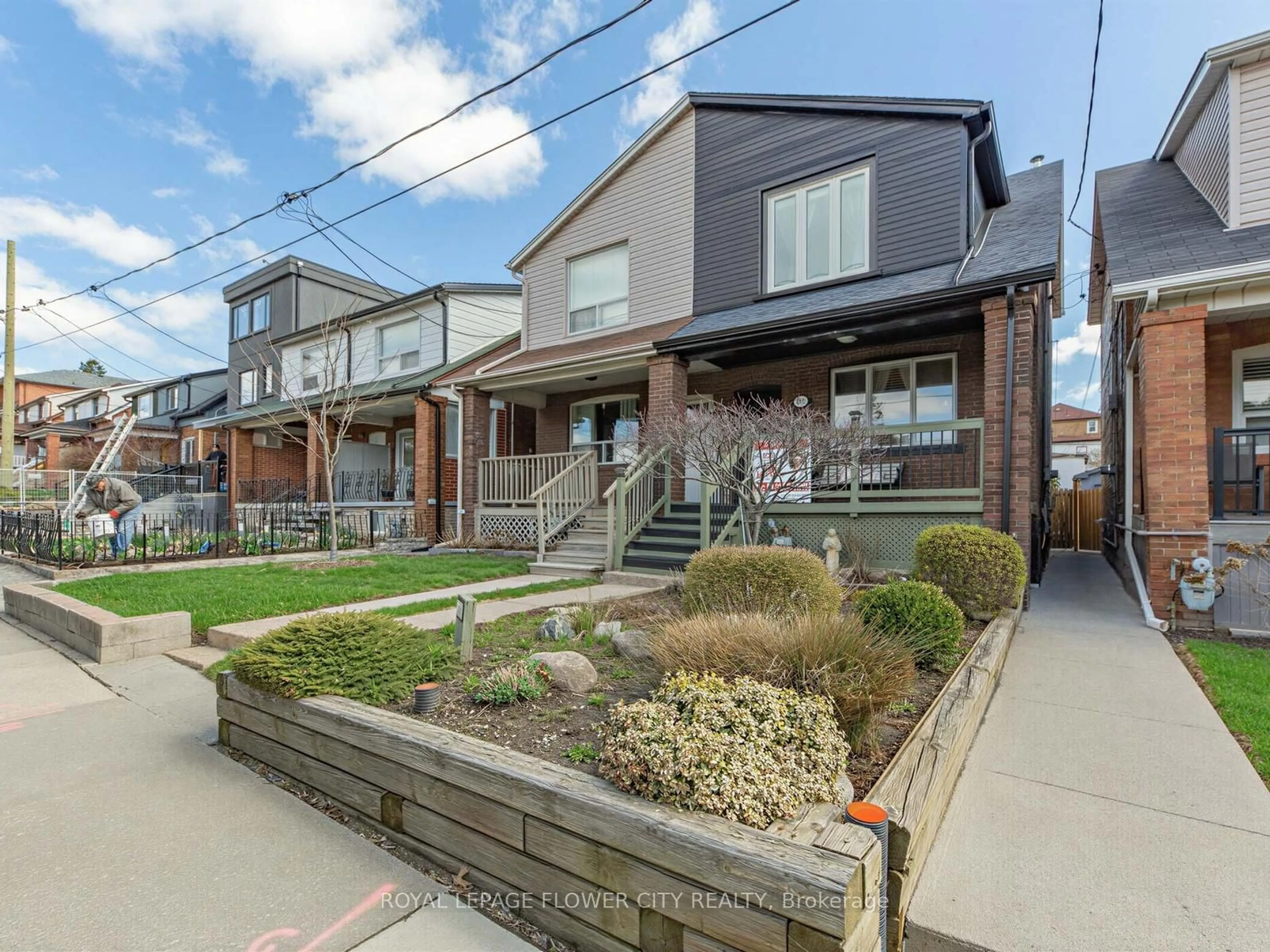 Home with brick exterior material, street for 489 Westmount Ave, Toronto Ontario M6E 3N6