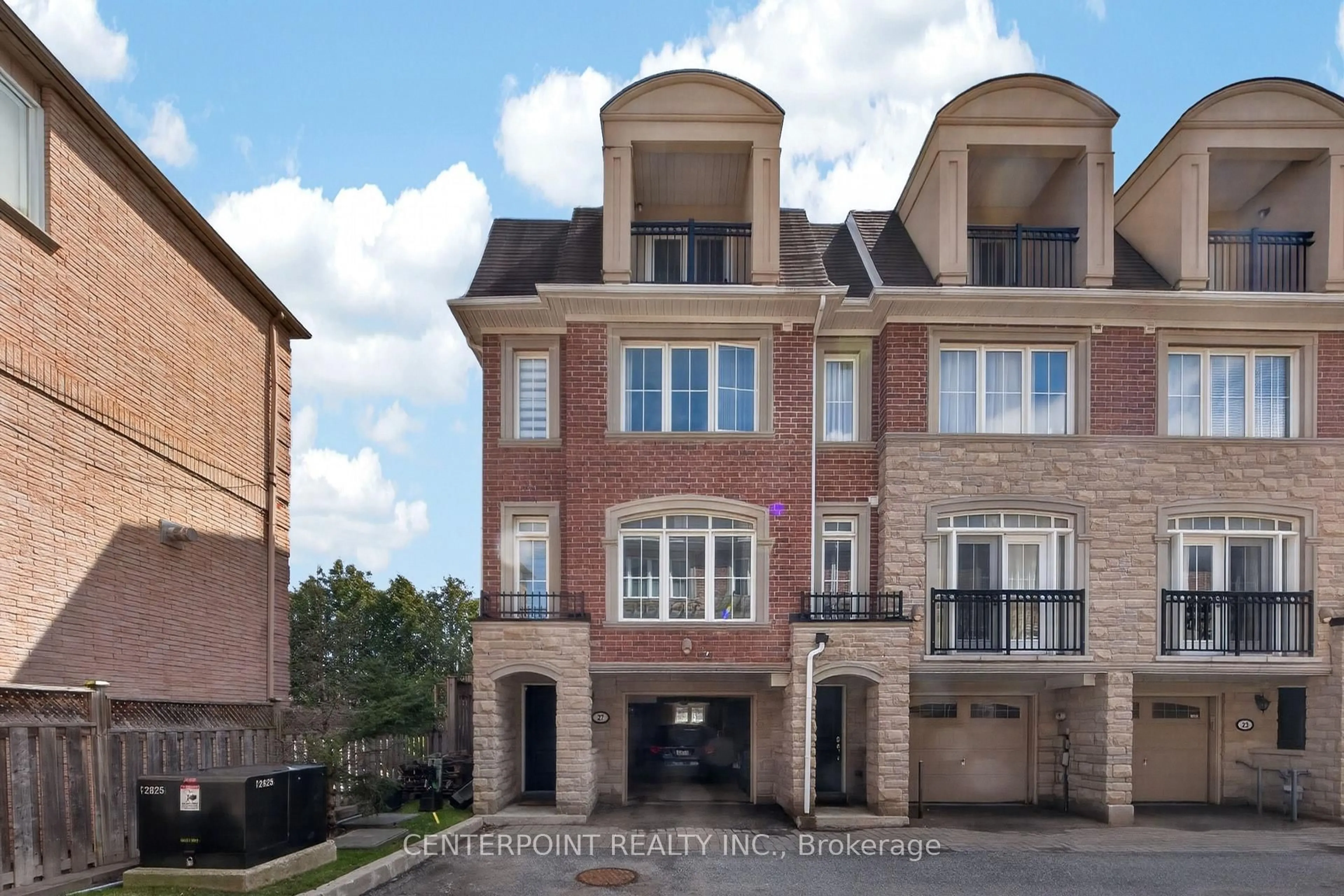 Home with brick exterior material, street for 27 Slingsby Lane, Toronto Ontario M2N 0H7