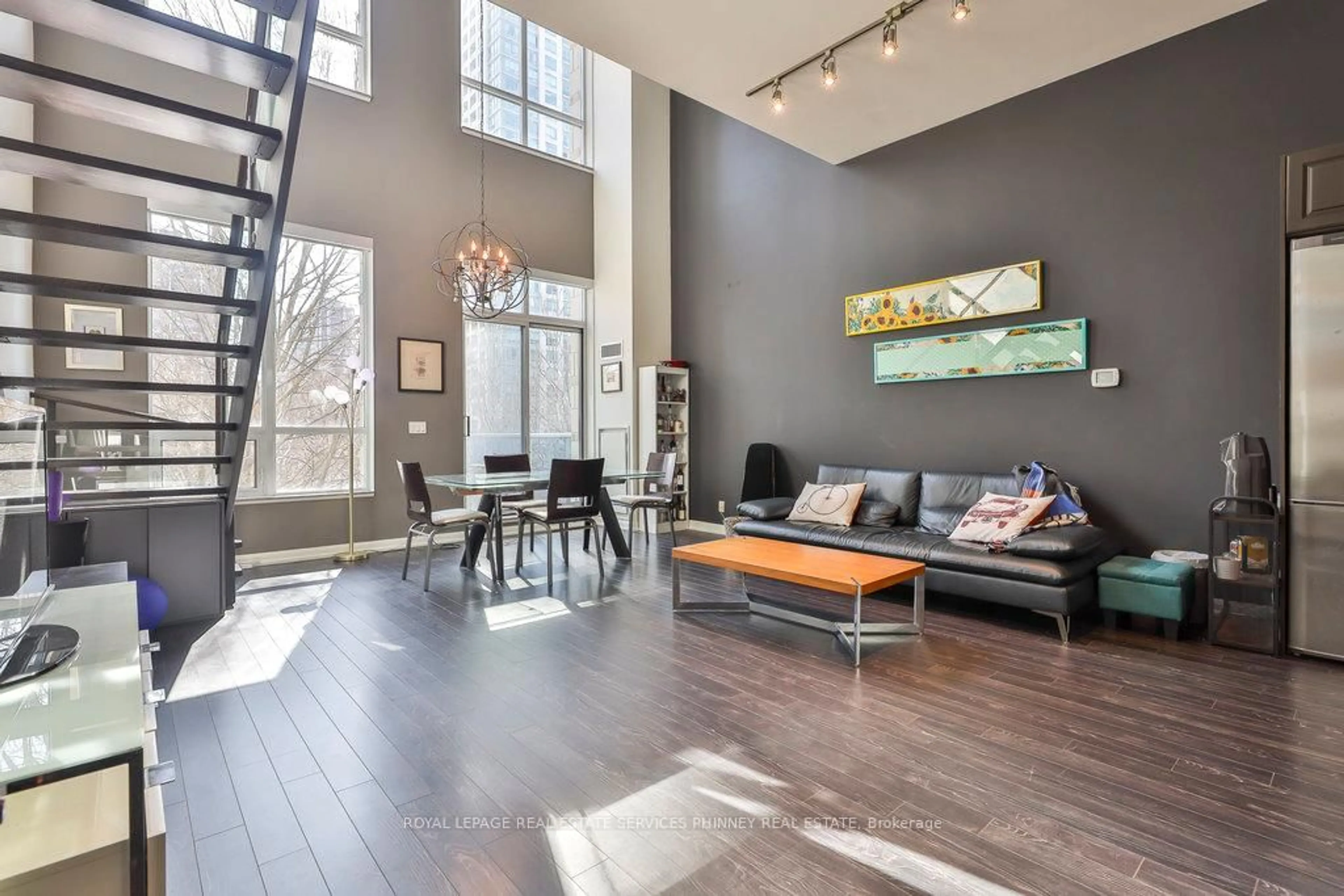 Living room with furniture, unknown for 500 Sherbourne St #215, Toronto Ontario M4X 1L1