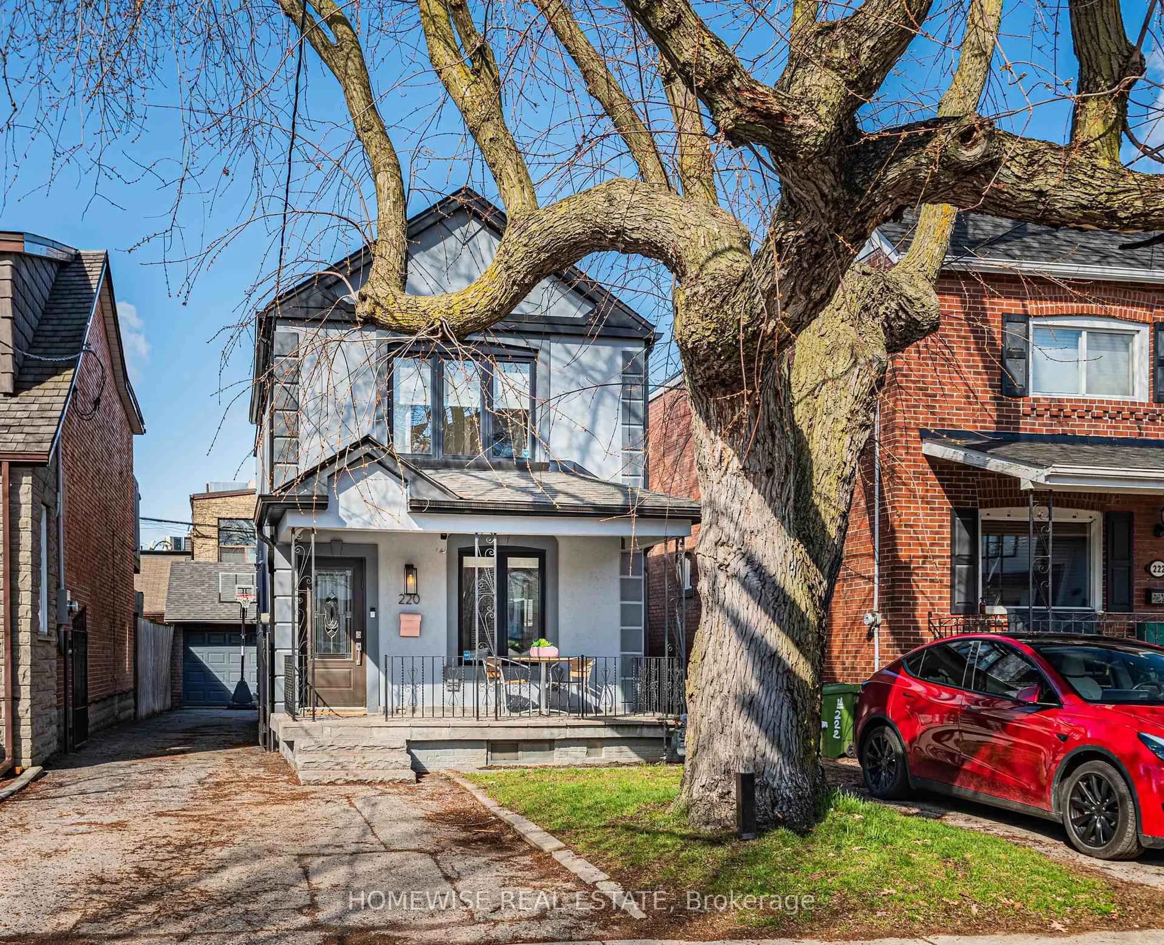 Home with brick exterior material, street for 220 Robina Ave, Toronto Ontario M6C 3Z1