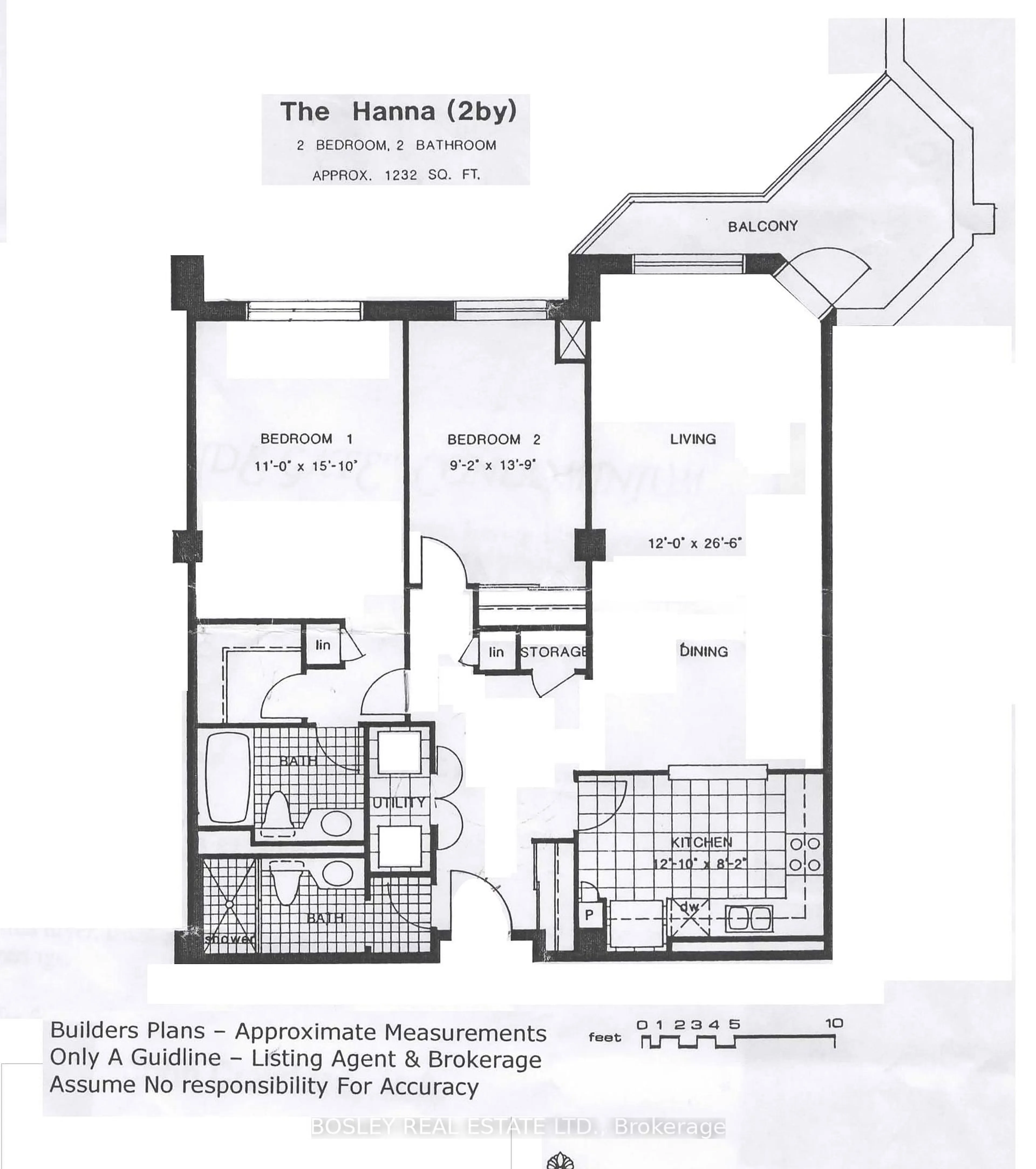 Floor plan for 955 Millwood Rd #513, Toronto Ontario M4G 4E3