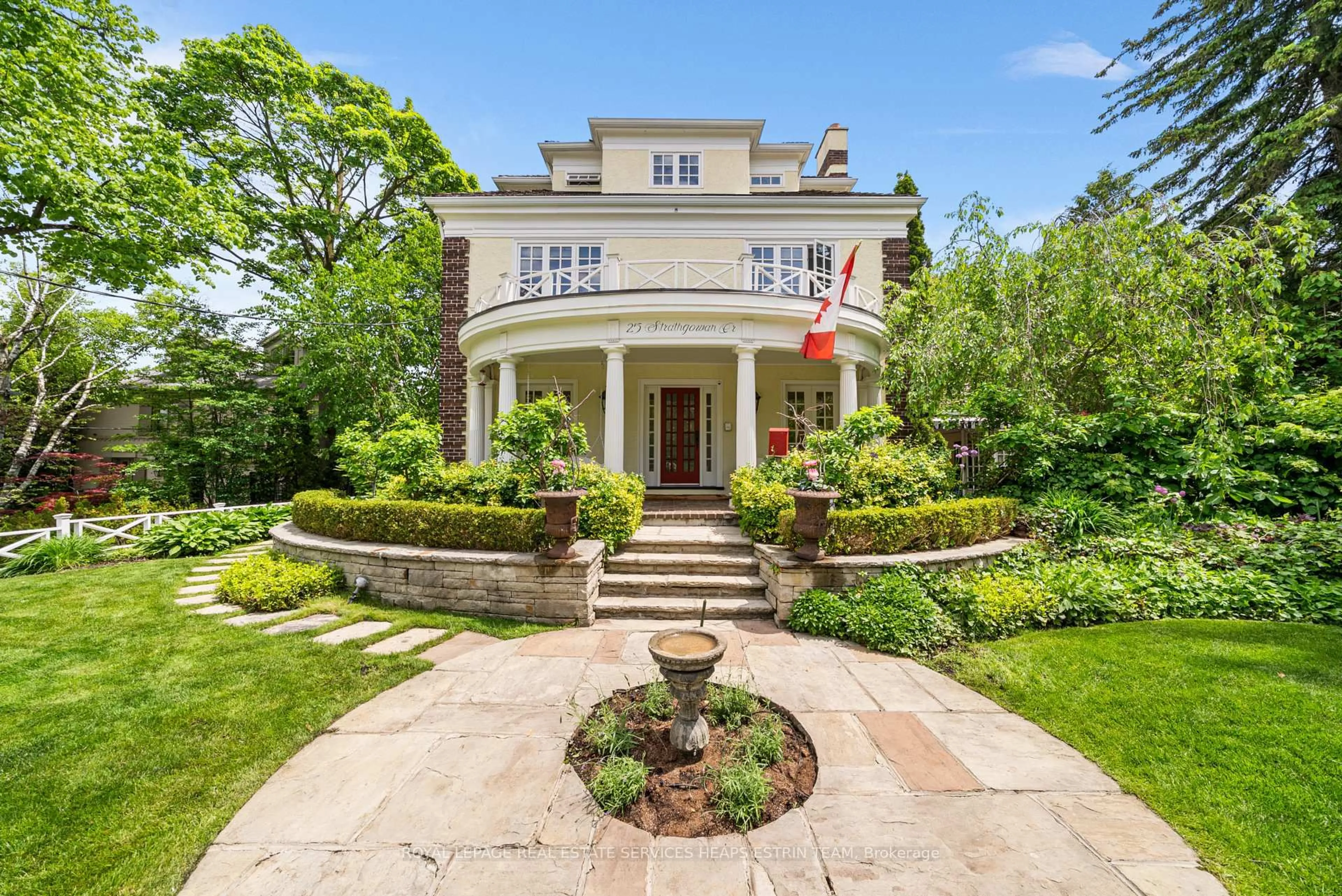 Home with brick exterior material, street for 25 Strathgowan Cres, Toronto Ontario M4N 2Z6